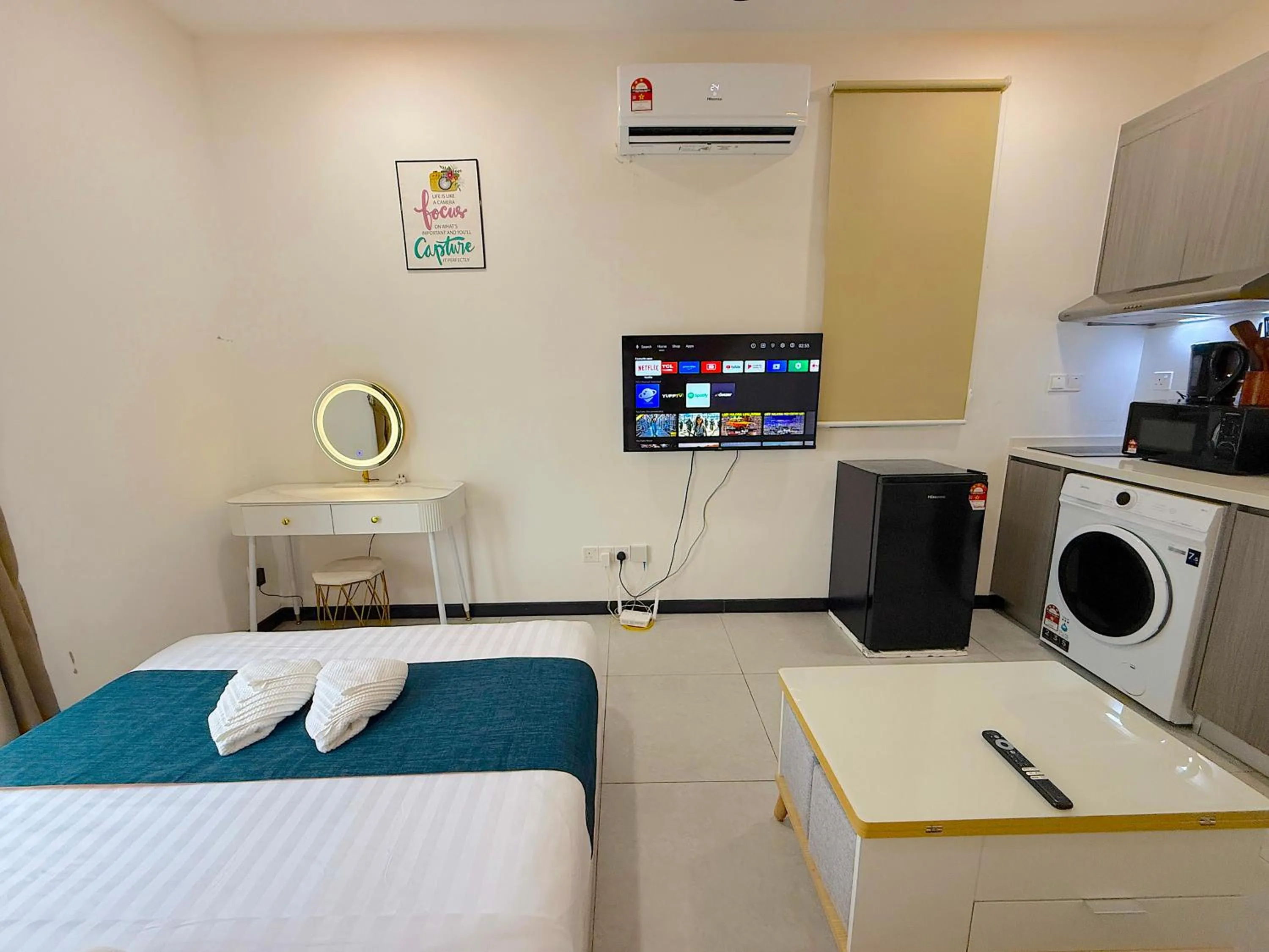 Photo of the whole room, Bed in Neu Suites By Serenity Homes Near Gleneagles, KLCC & LRT