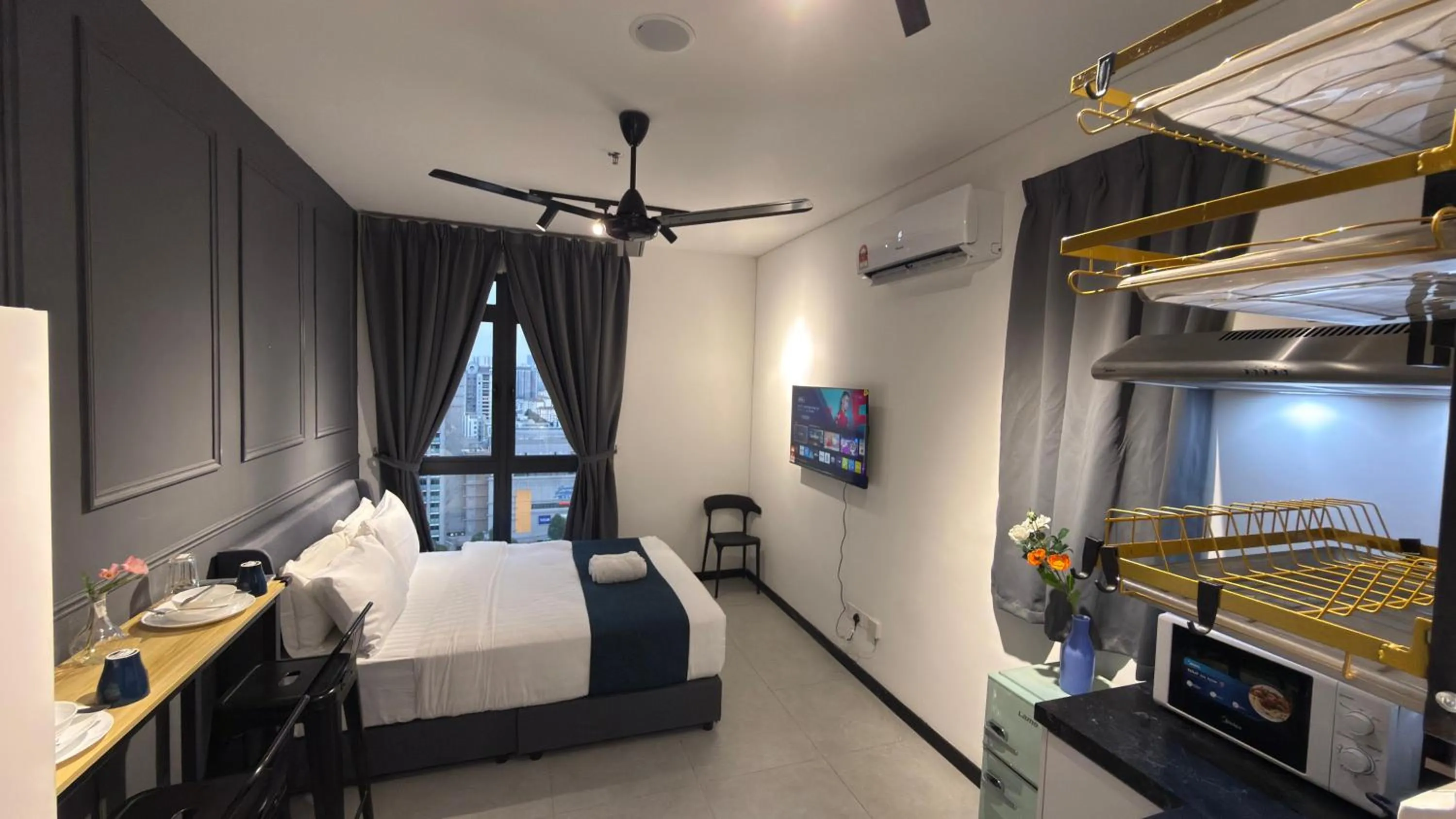 Photo of the whole room, Bed in Neu Suites By Serenity Homes Near Gleneagles, KLCC & LRT