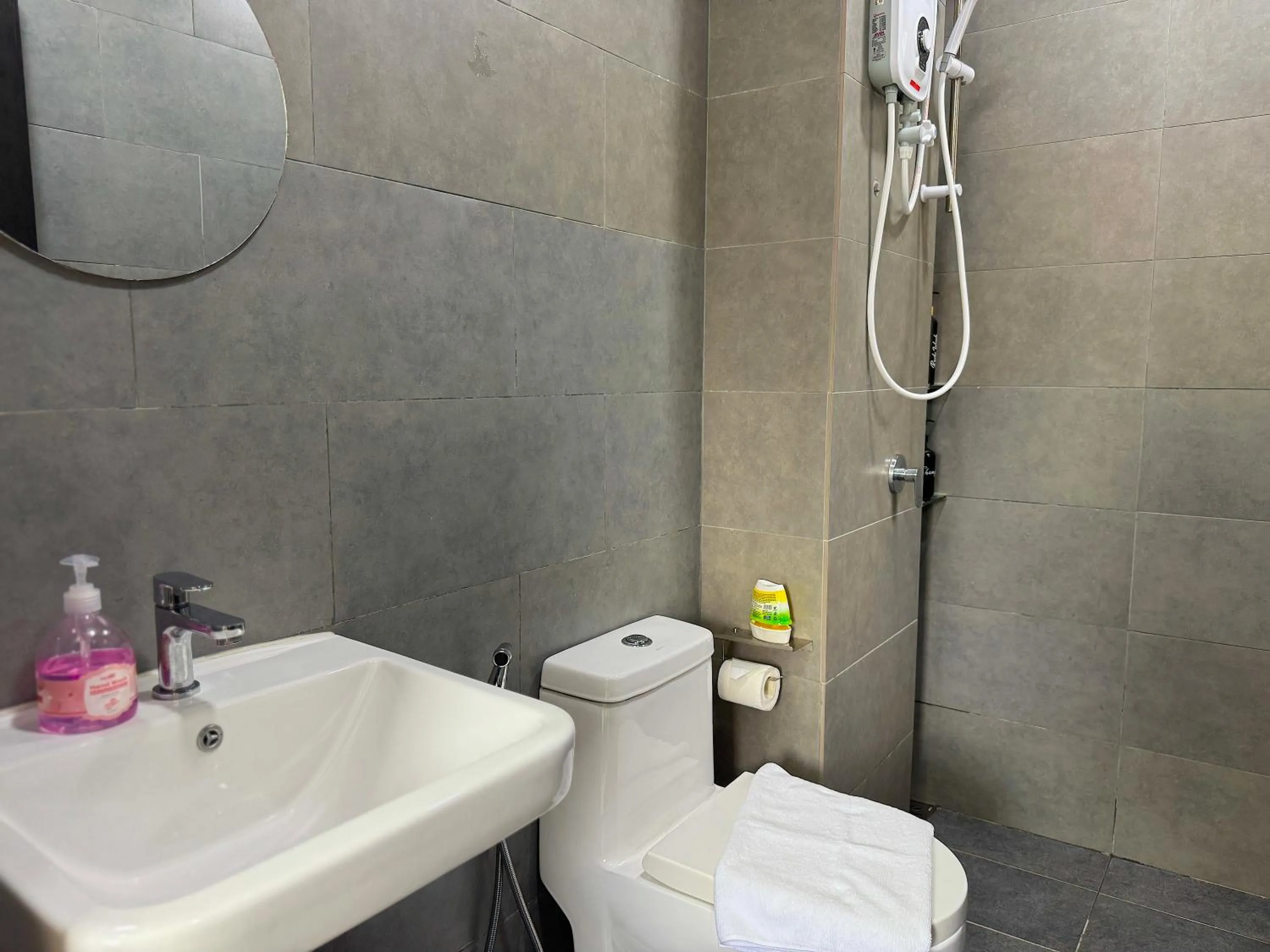 Shower in Neu Suites By Serenity Homes Near Gleneagles, KLCC & LRT