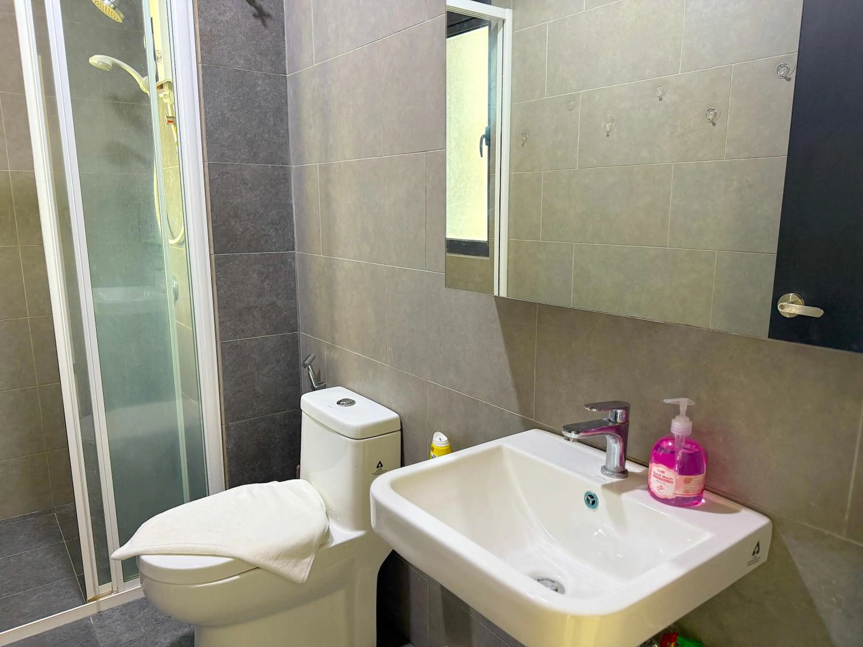 Shower in Neu Suites By Serenity Homes Near Gleneagles, KLCC & LRT