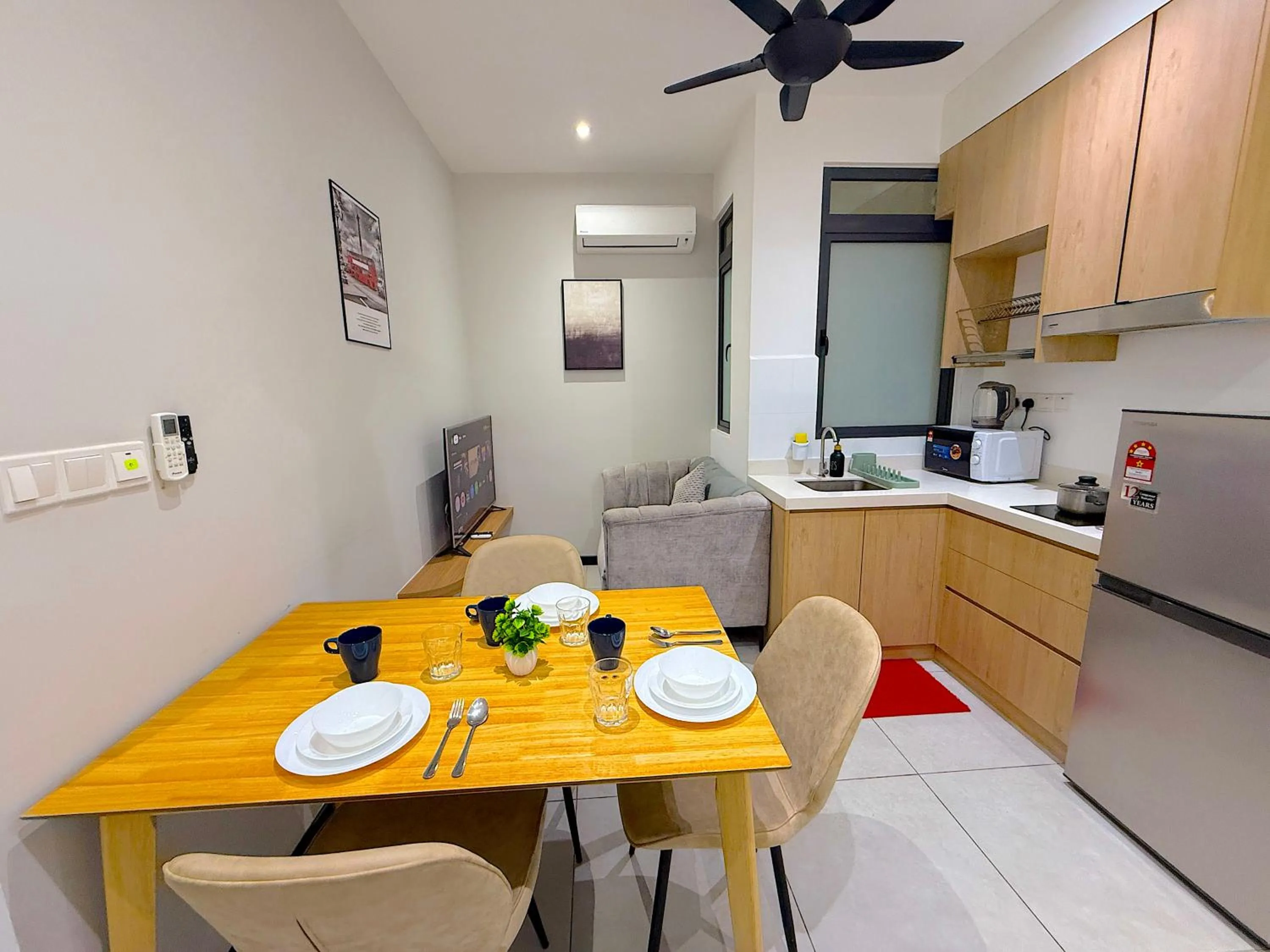 Living room in Neu Suites By Serenity Homes Near Gleneagles, KLCC & LRT