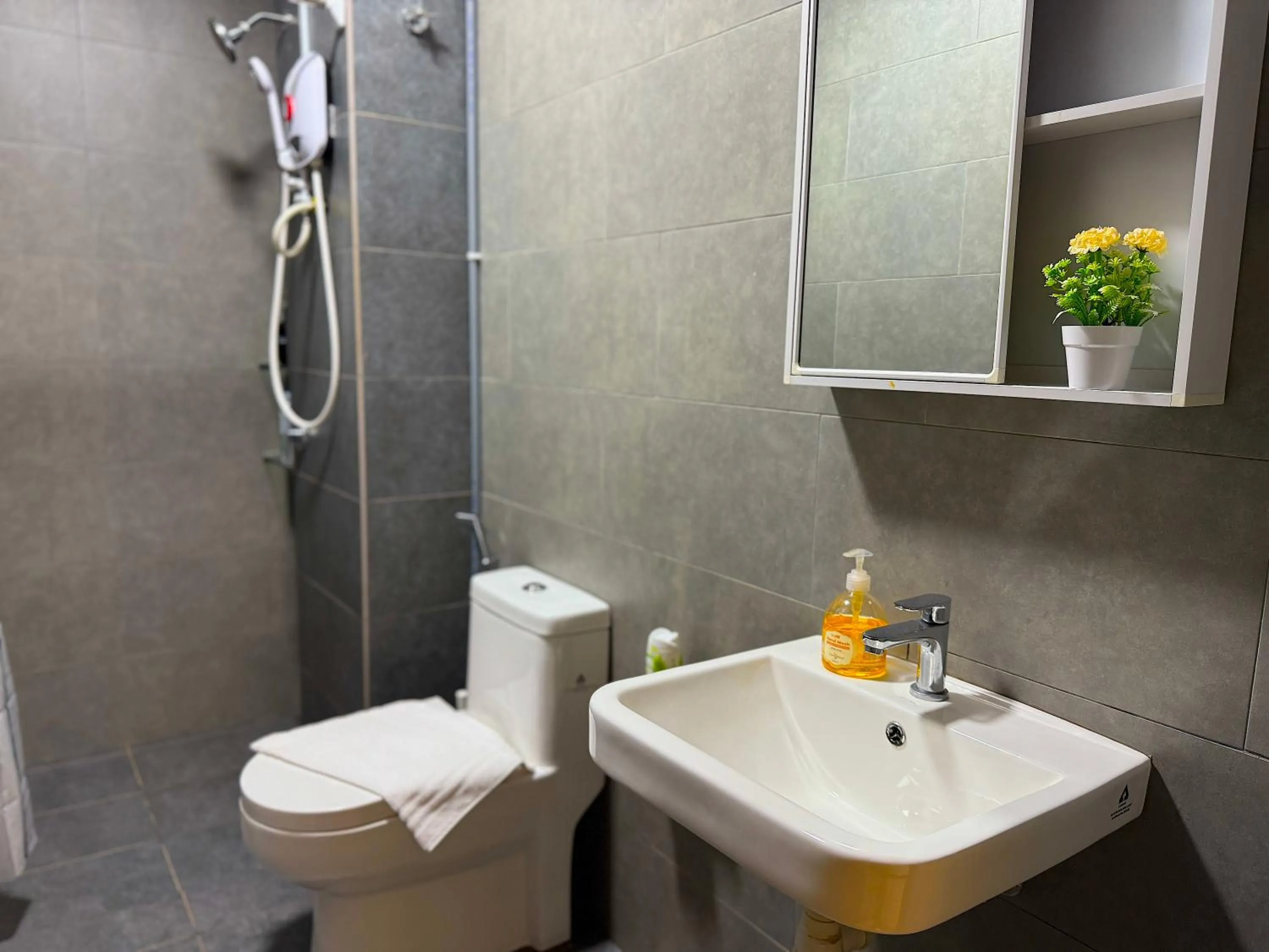 Shower in Neu Suites By Serenity Homes Near Gleneagles, KLCC & LRT
