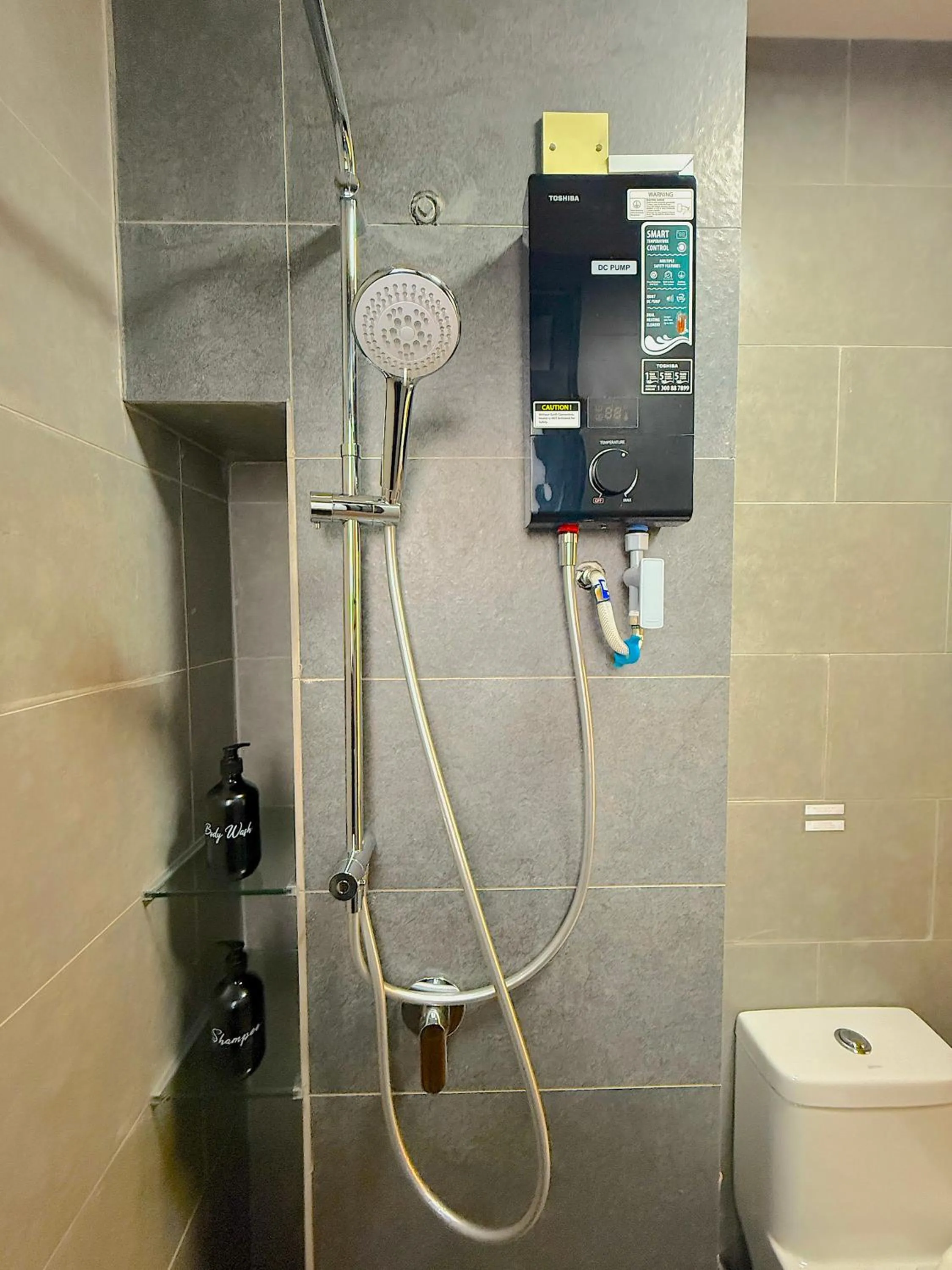 Shower in Neu Suites By Serenity Homes Near Gleneagles, KLCC & LRT