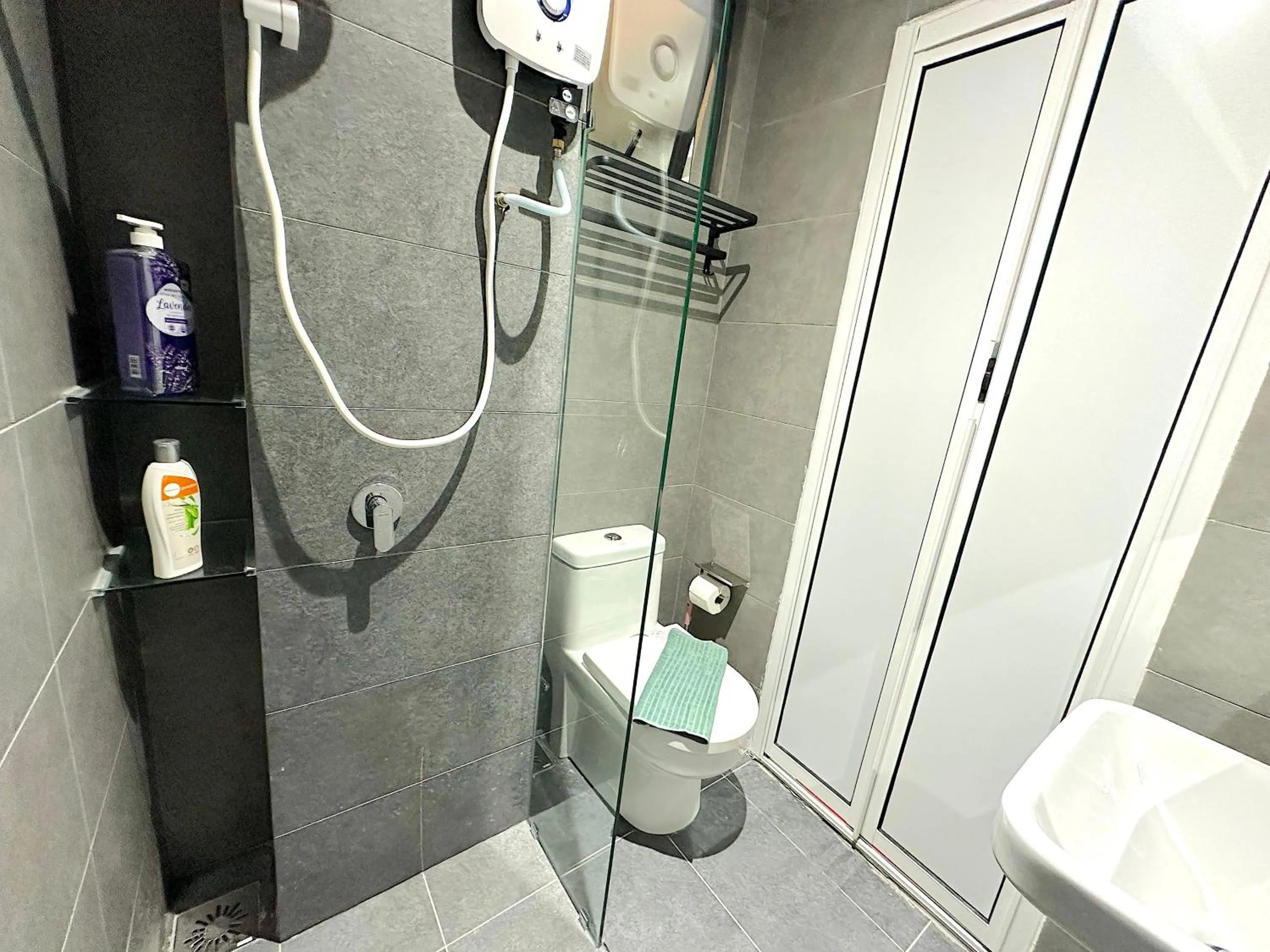 Shower in Neu Suites By Serenity Homes Near Gleneagles, KLCC & LRT