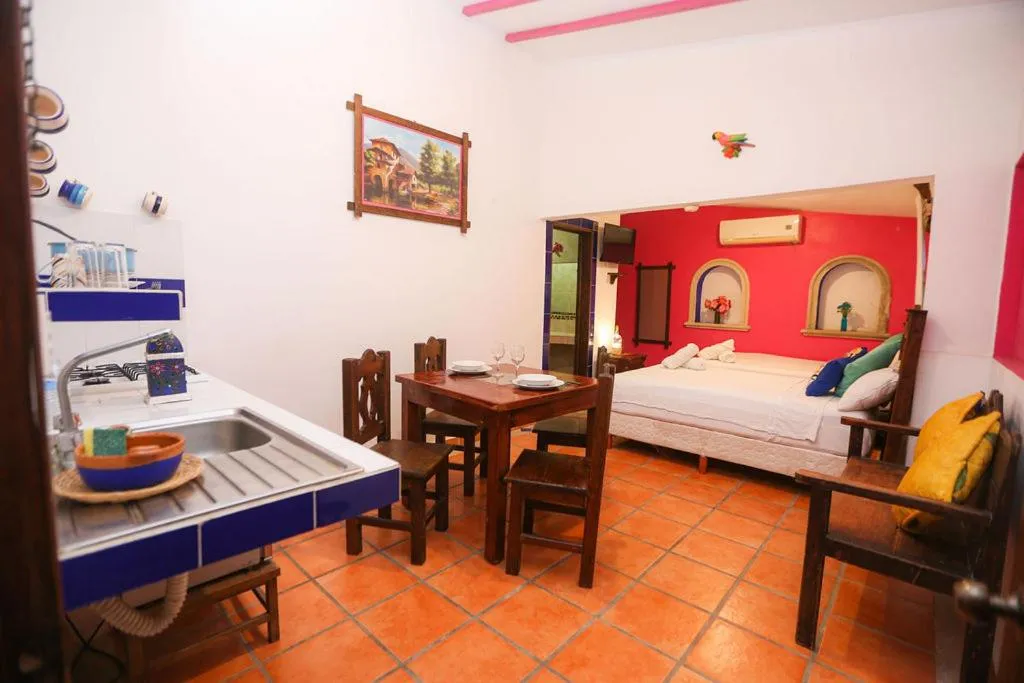 Bed in Íkaro Suites Colonial