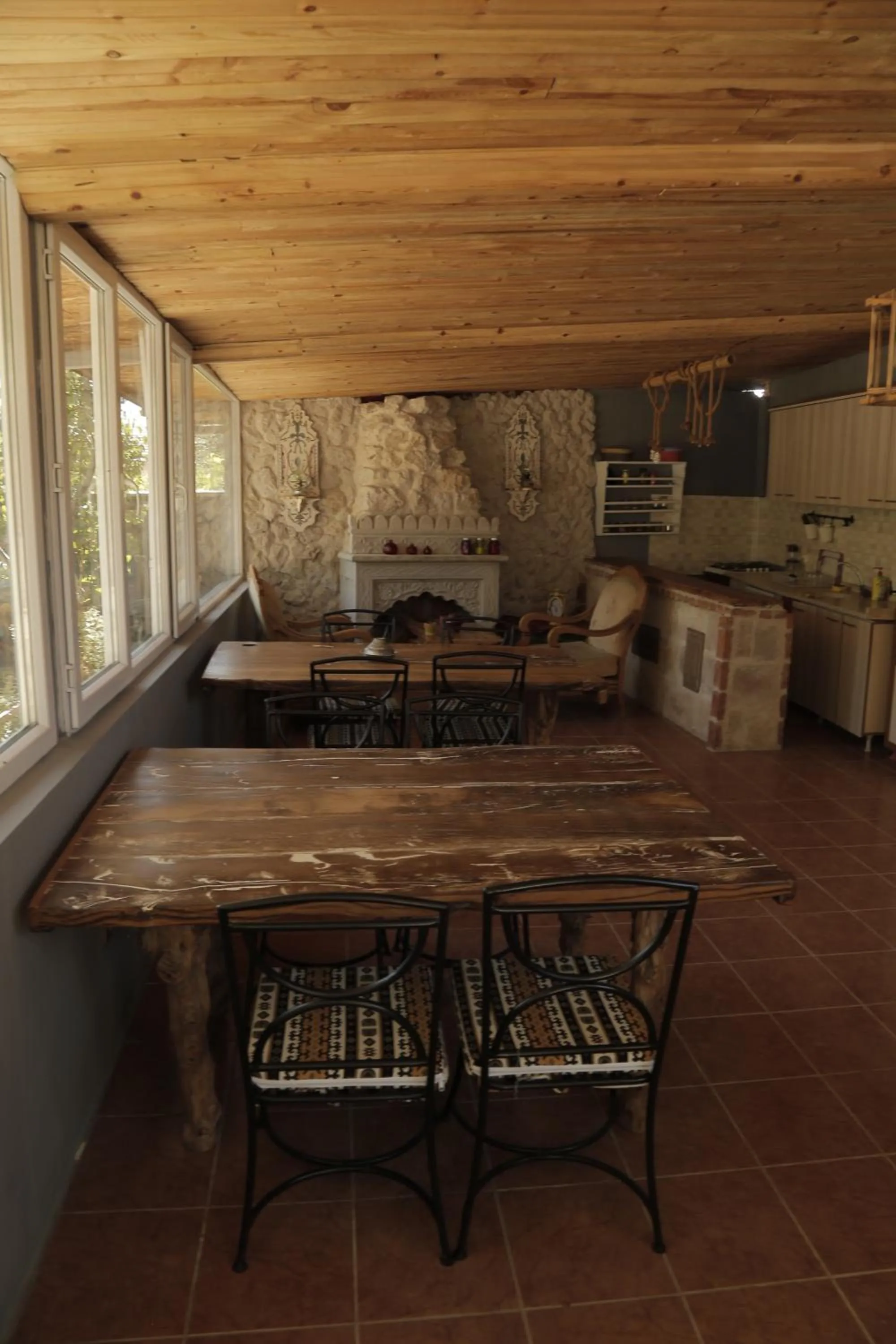 Kitchen or kitchenette in Philosophy Hotel