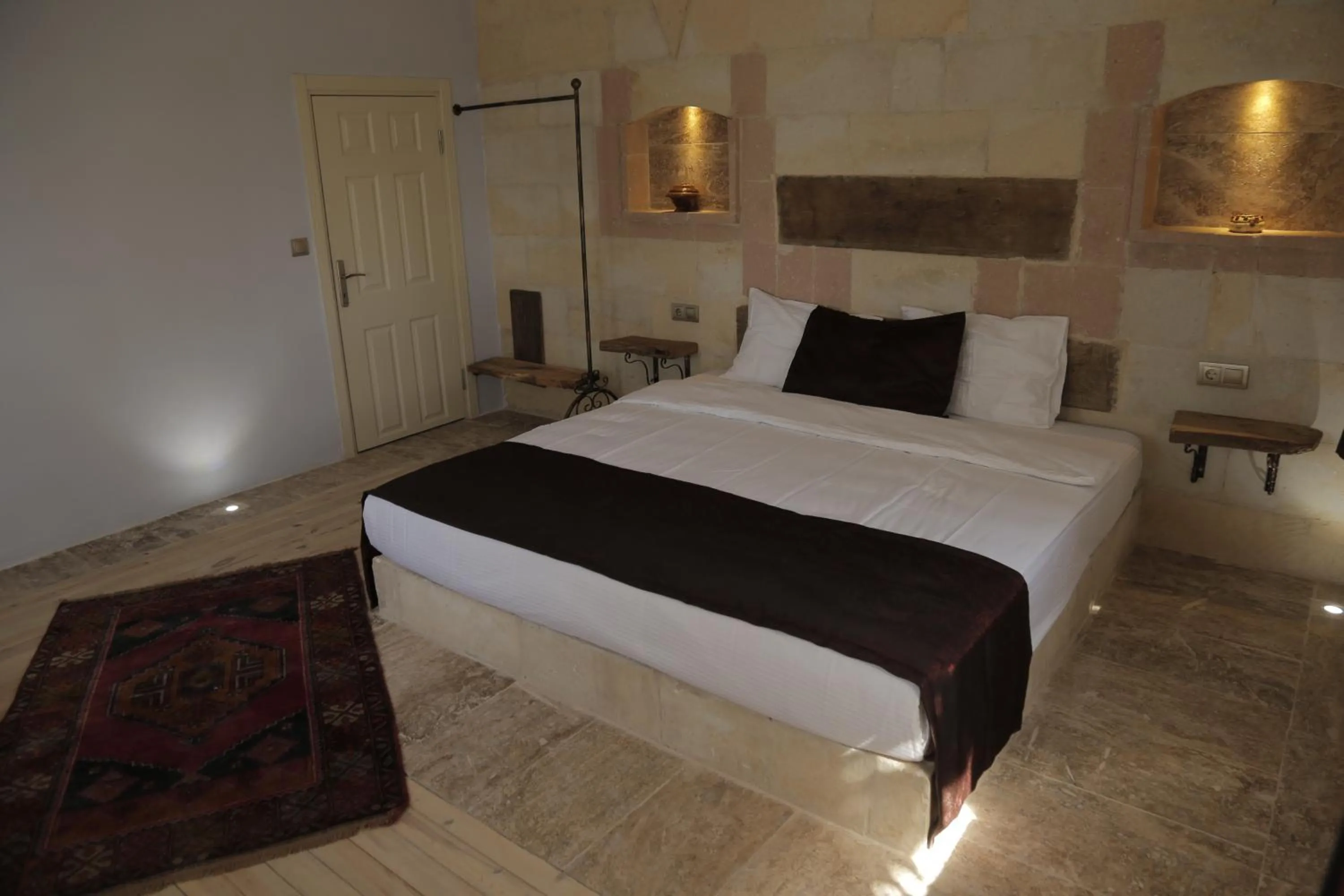 Bed in Philosophy Hotel