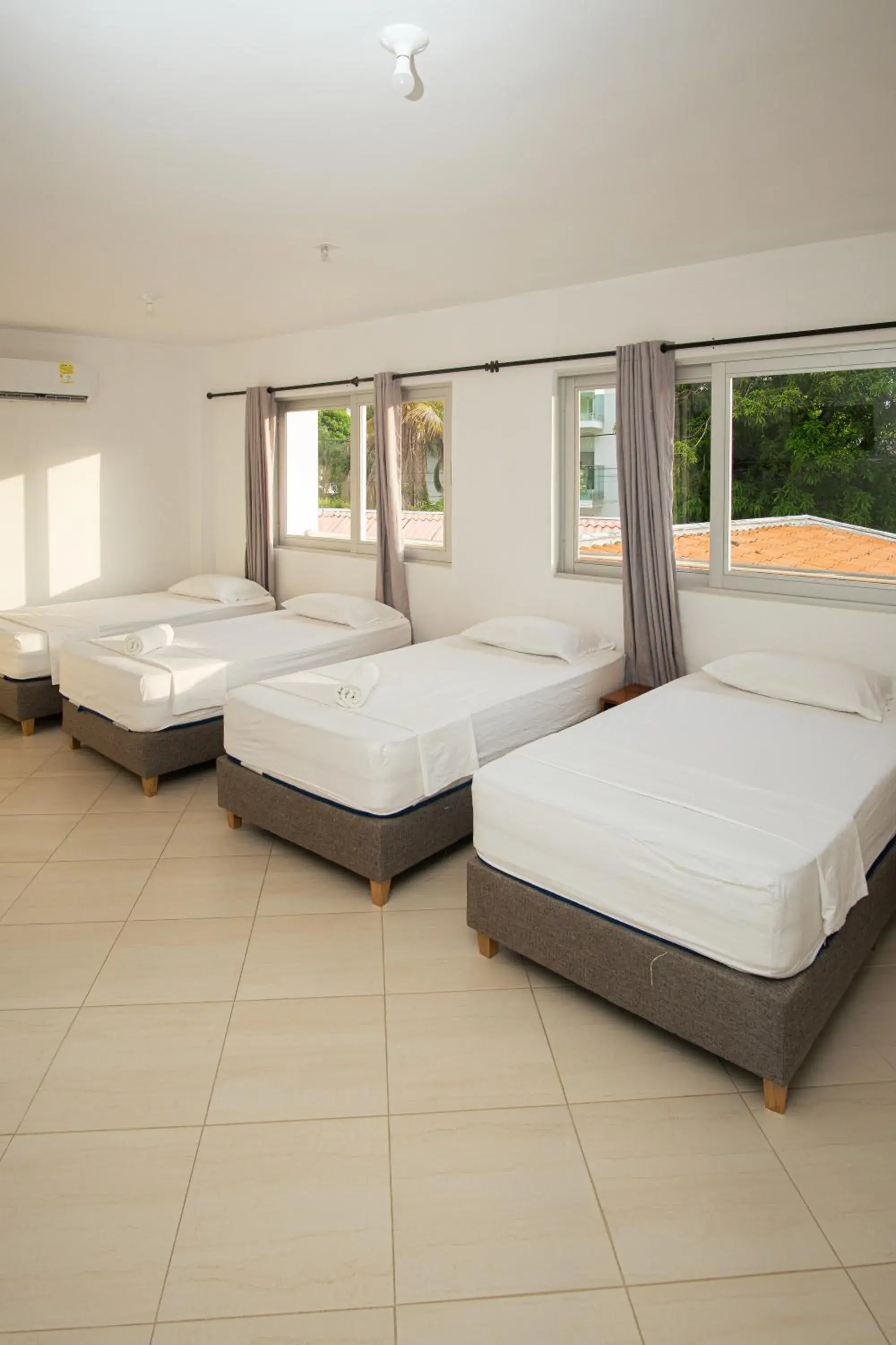 Bed in Hotel Caribe Coveñas Bed in Hotel Caribe Coveñas