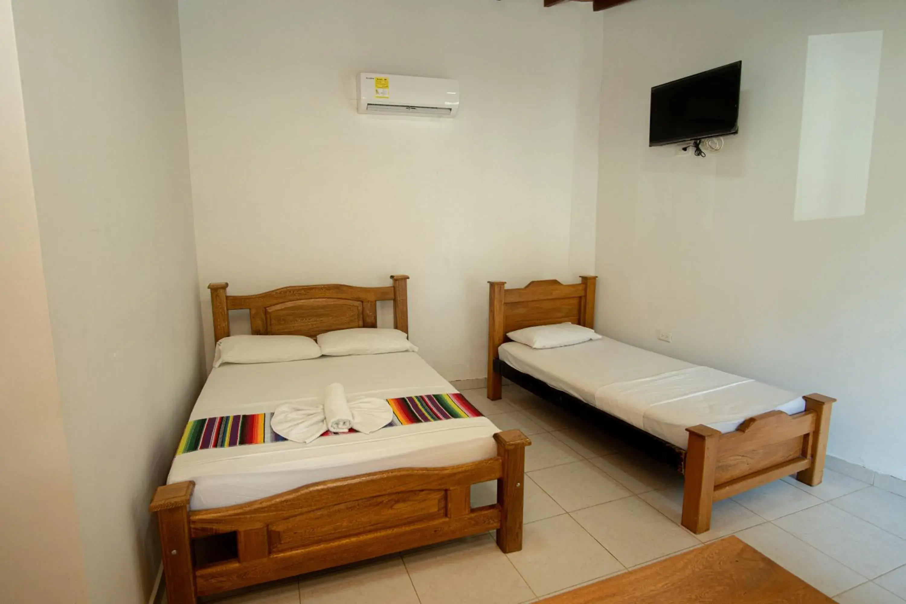 Bed in Hotel Caribe Coveñas Bed in Hotel Caribe Coveñas