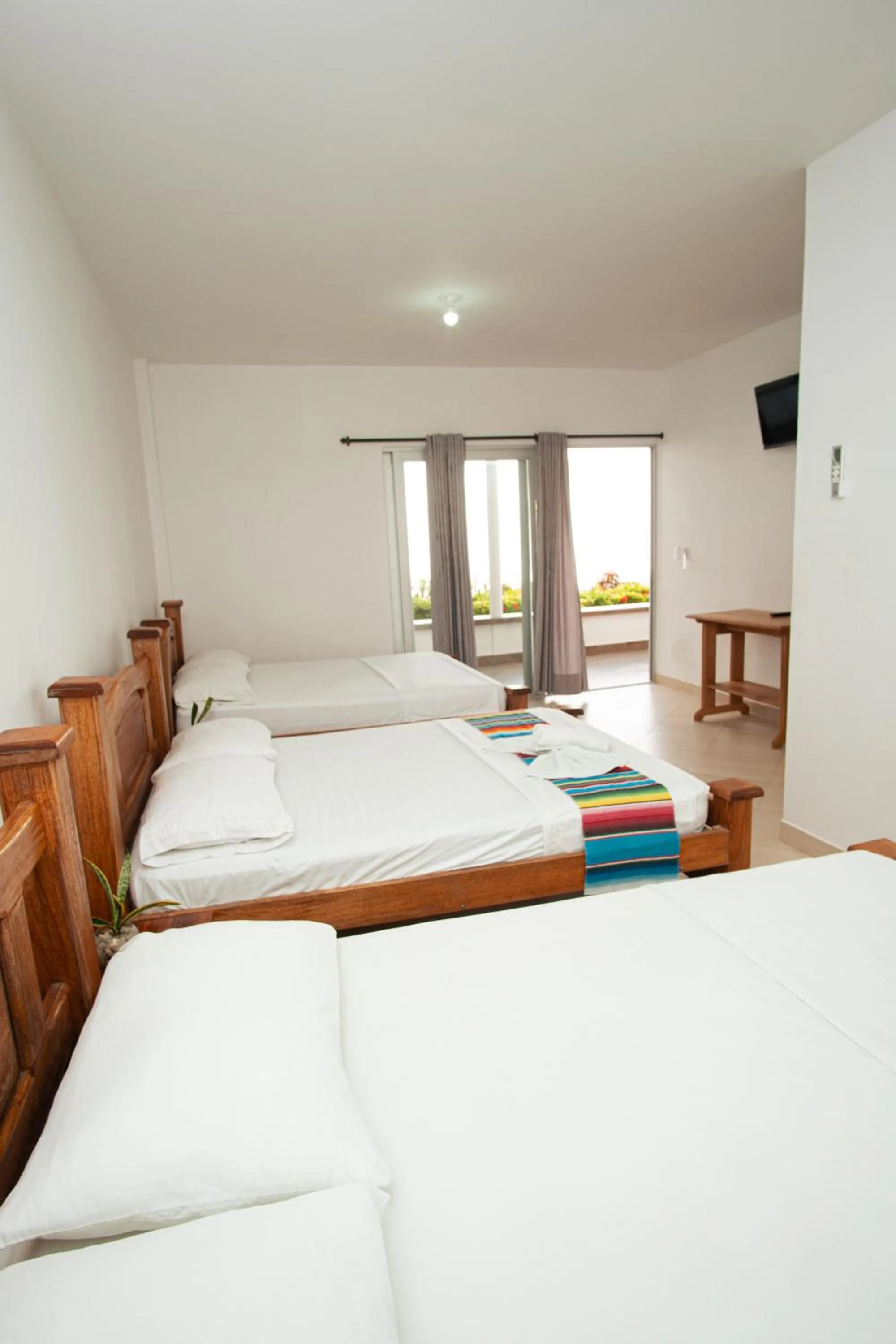 Bed in Hotel Caribe Coveñas