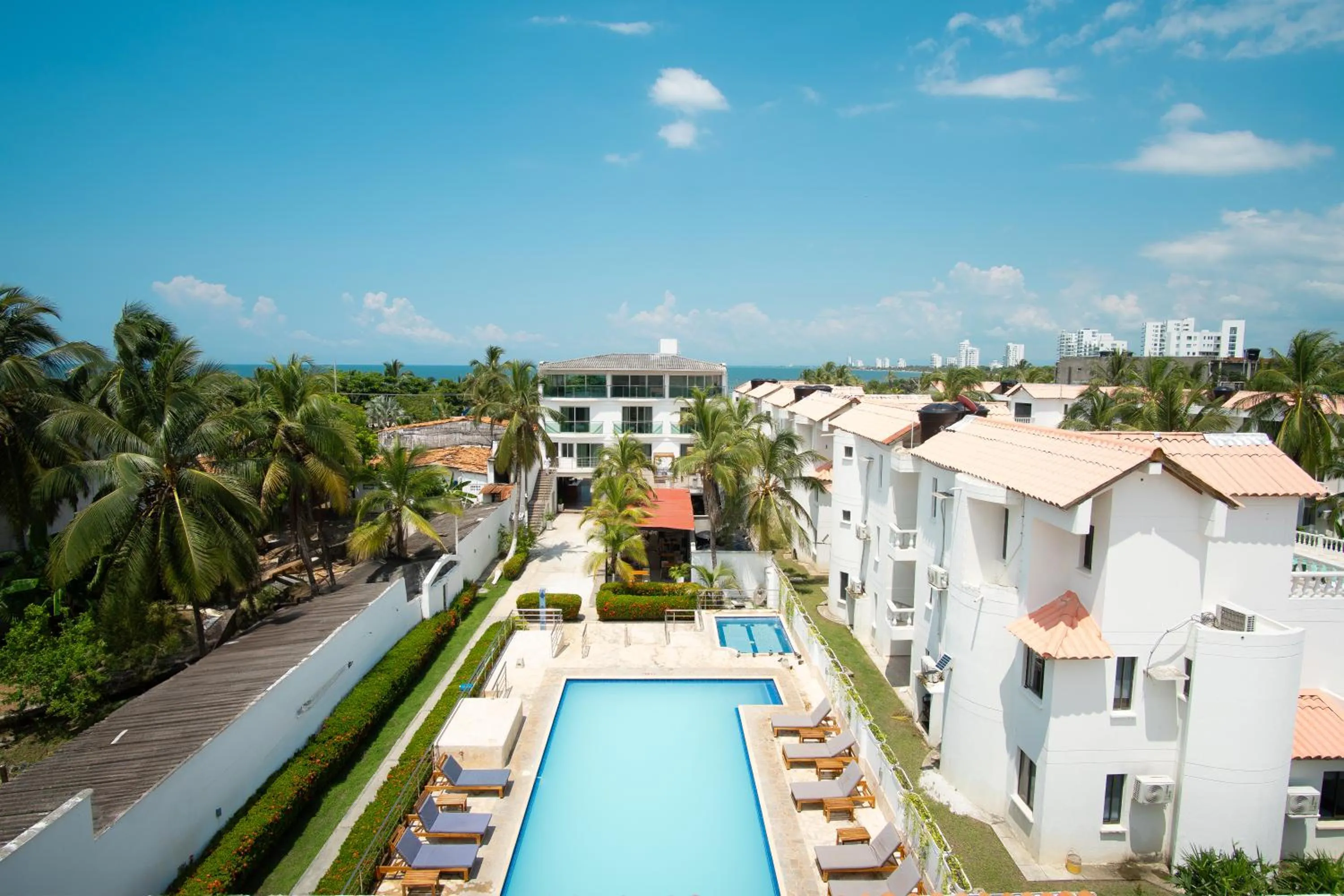Facade/entrance in Hotel Caribe Coveñas