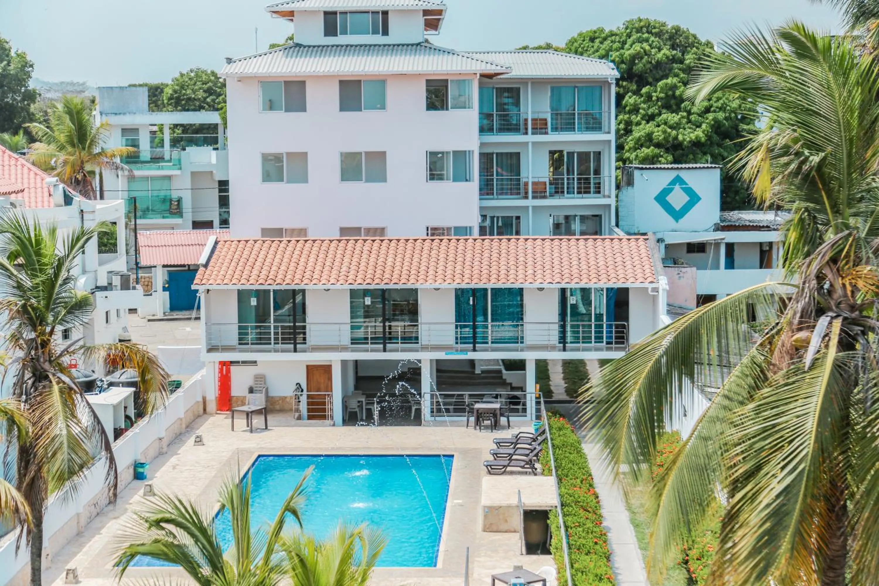 Property building in Hotel Caribe Coveñas