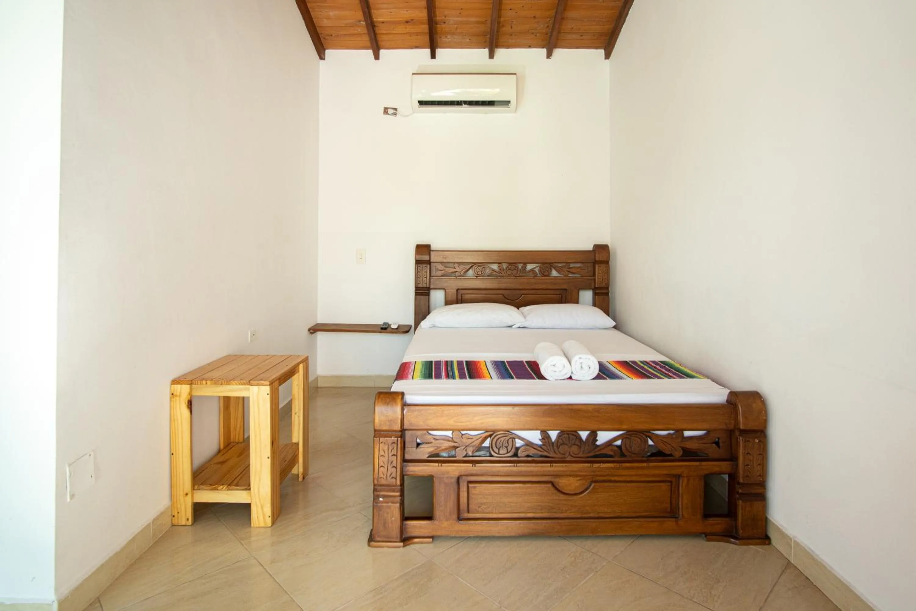 Bed in Hotel Caribe Coveñas