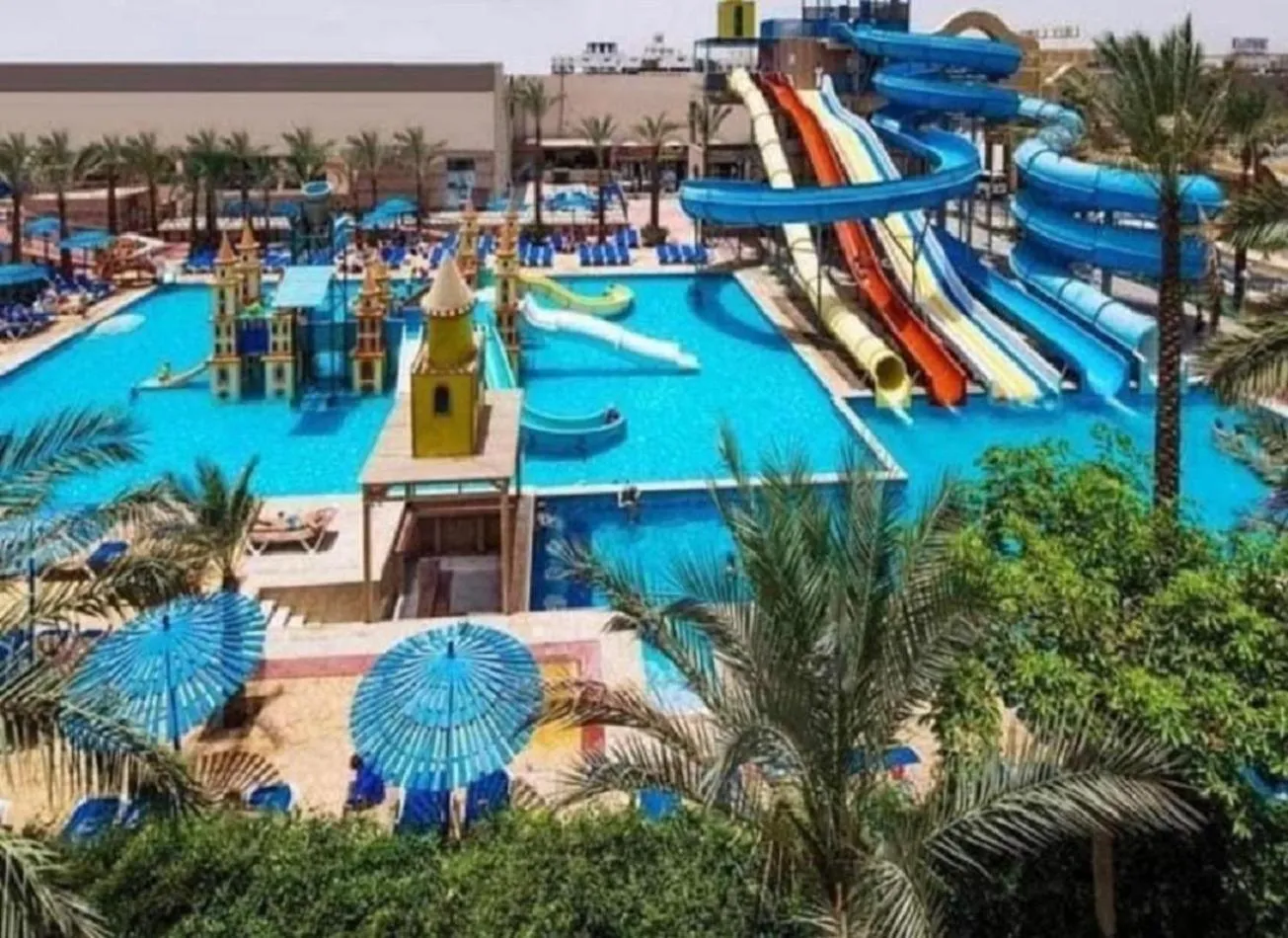 Aqua park in Hostgool Beach Chalets Mirage bay resort & aqua park