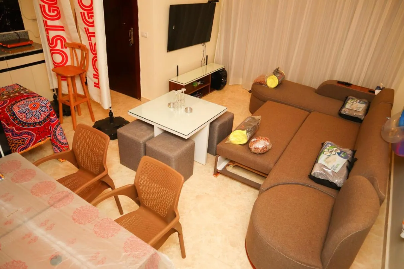 TV and multimedia in Hostgool Beach Chalets Mirage bay resort & aqua park