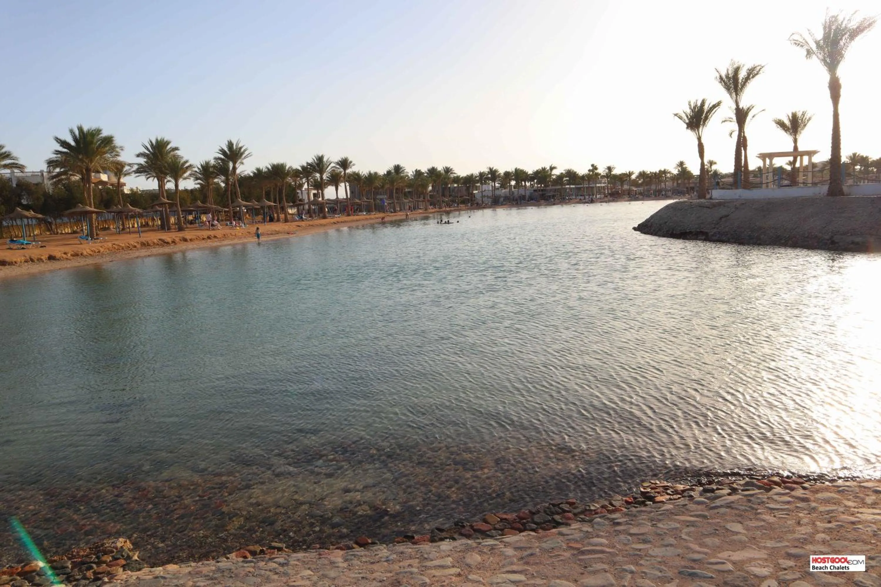 Beach in Hostgool Beach Chalets Mirage bay resort & aqua park
