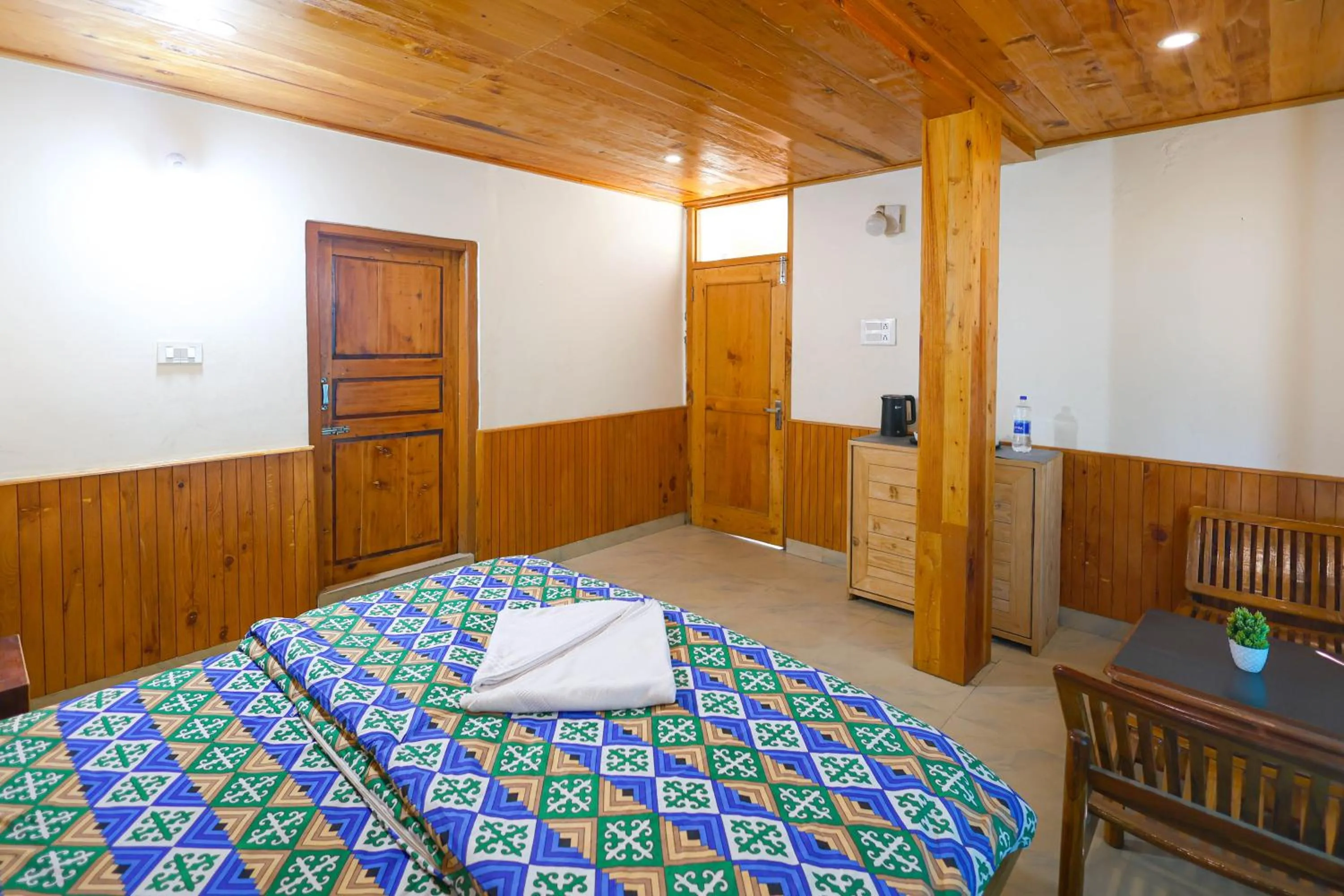 Bed in Moksha Woodhouse