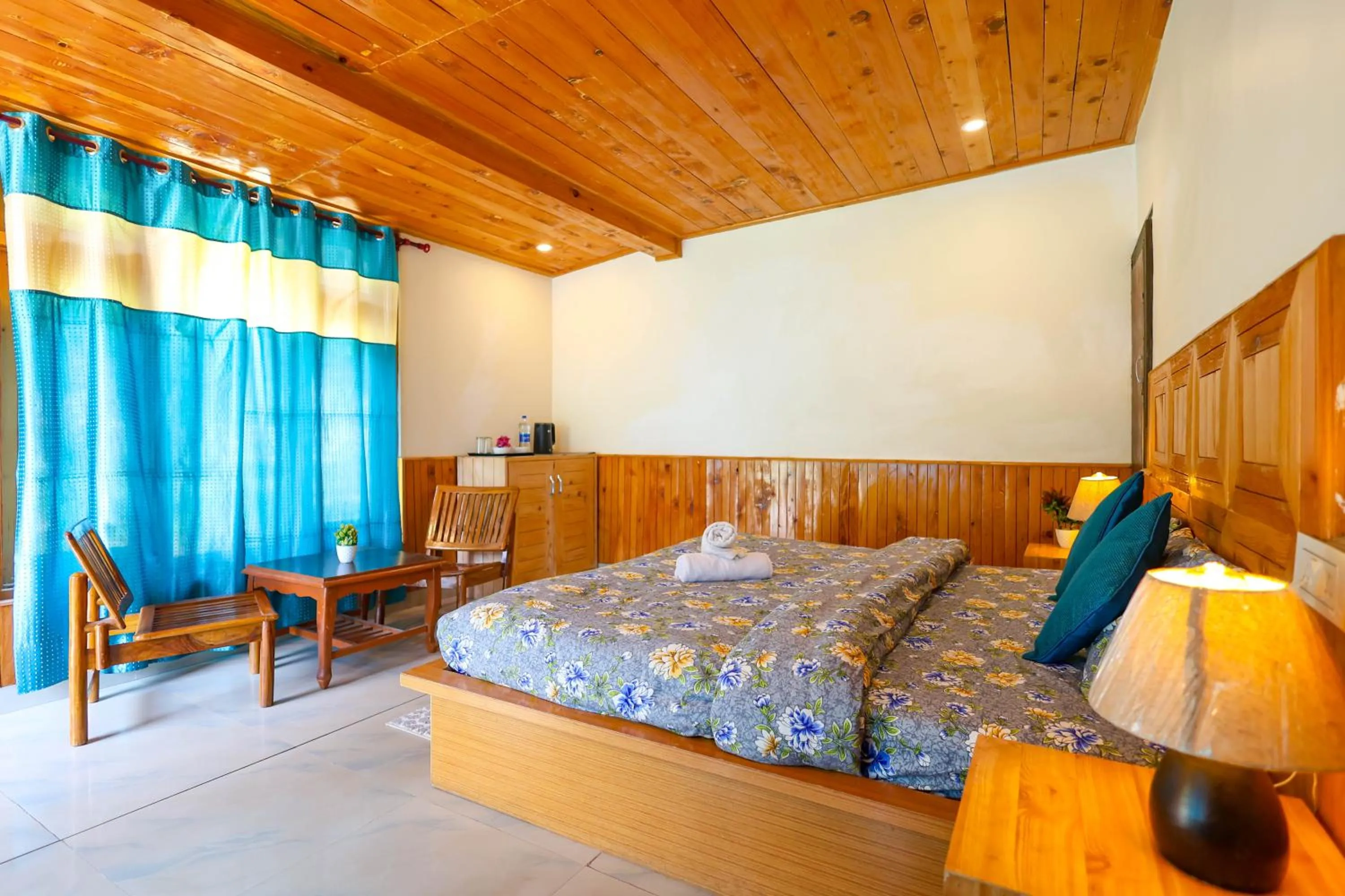 Bed in Moksha Woodhouse