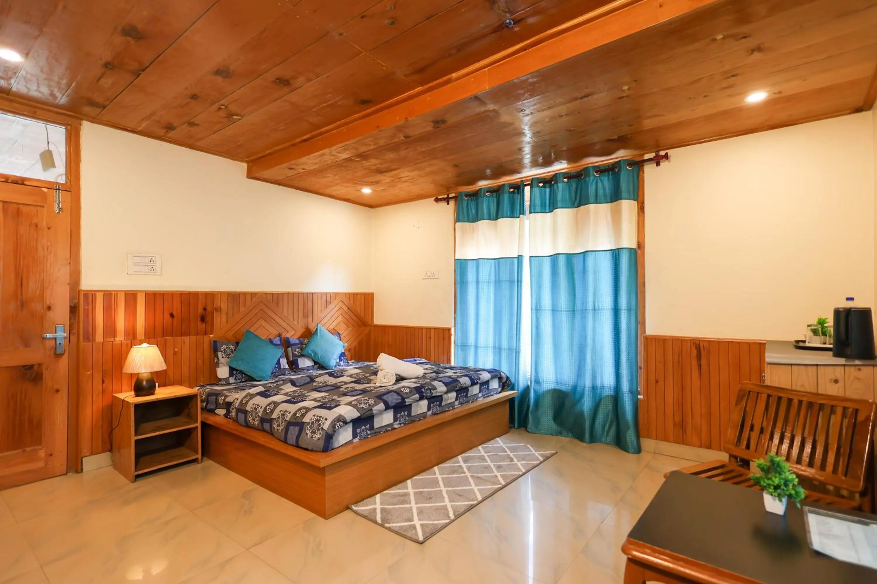 Bed in Moksha Woodhouse