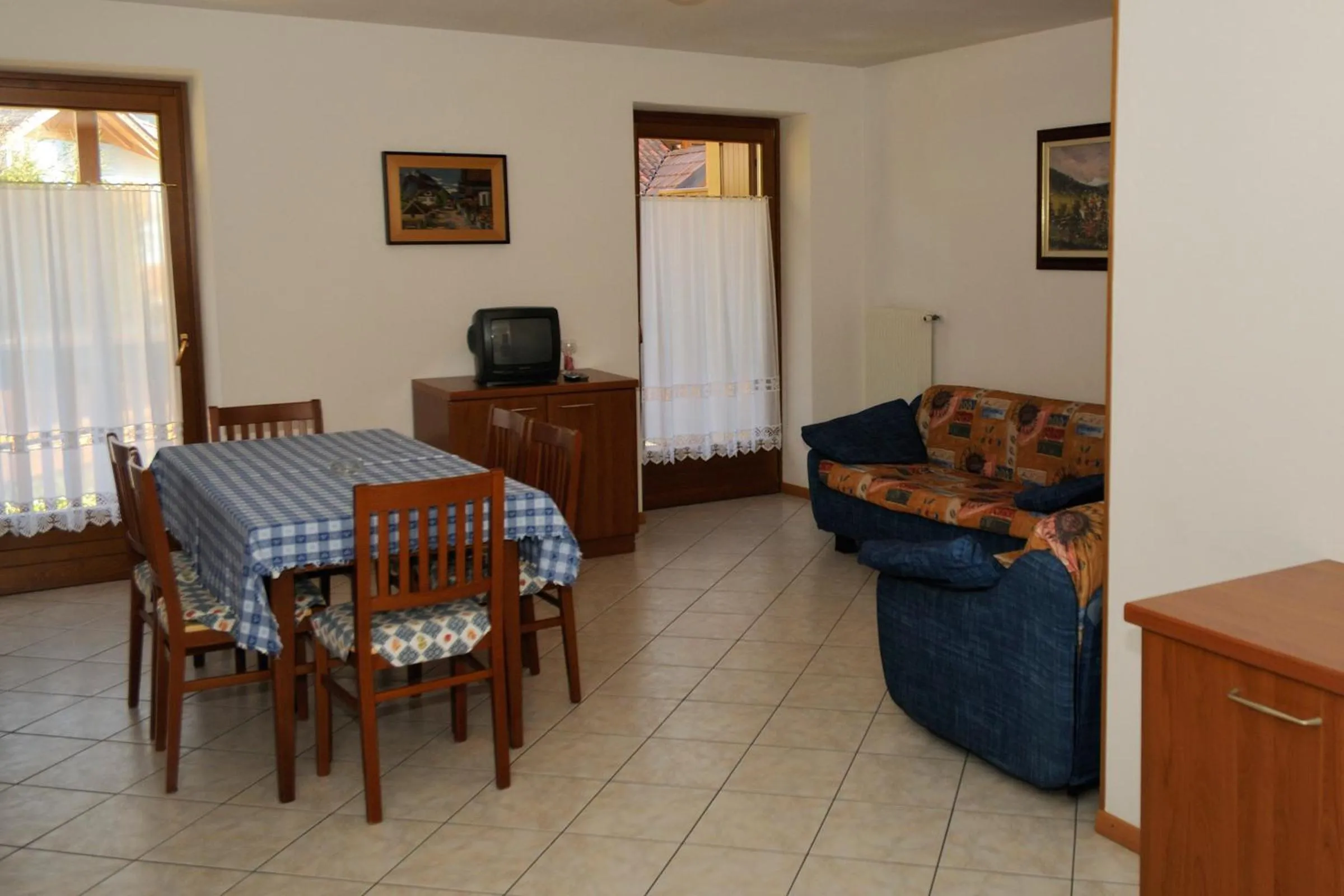 Living room in Residence Betulla Molveno