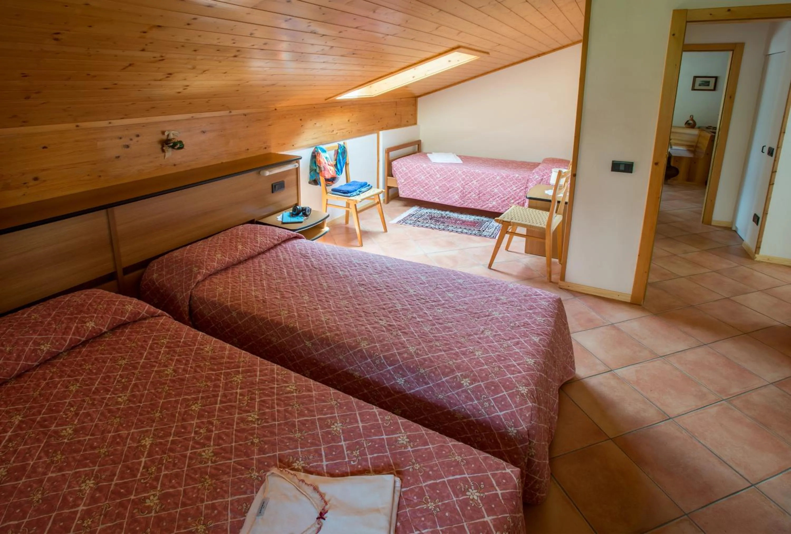 Bedroom, Bed in Residence Betulla Molveno