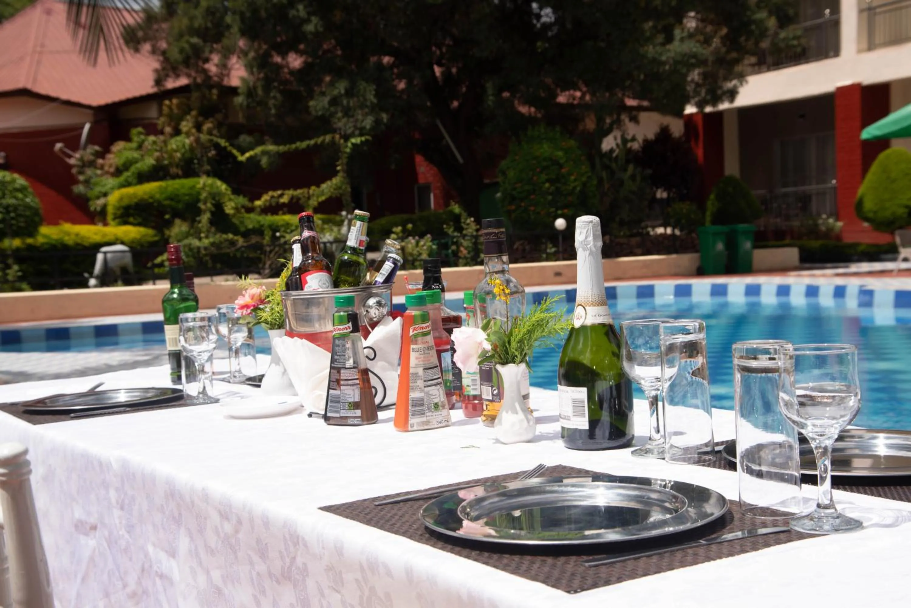 Swimming pool in Chamba Valley Exotic Hotel