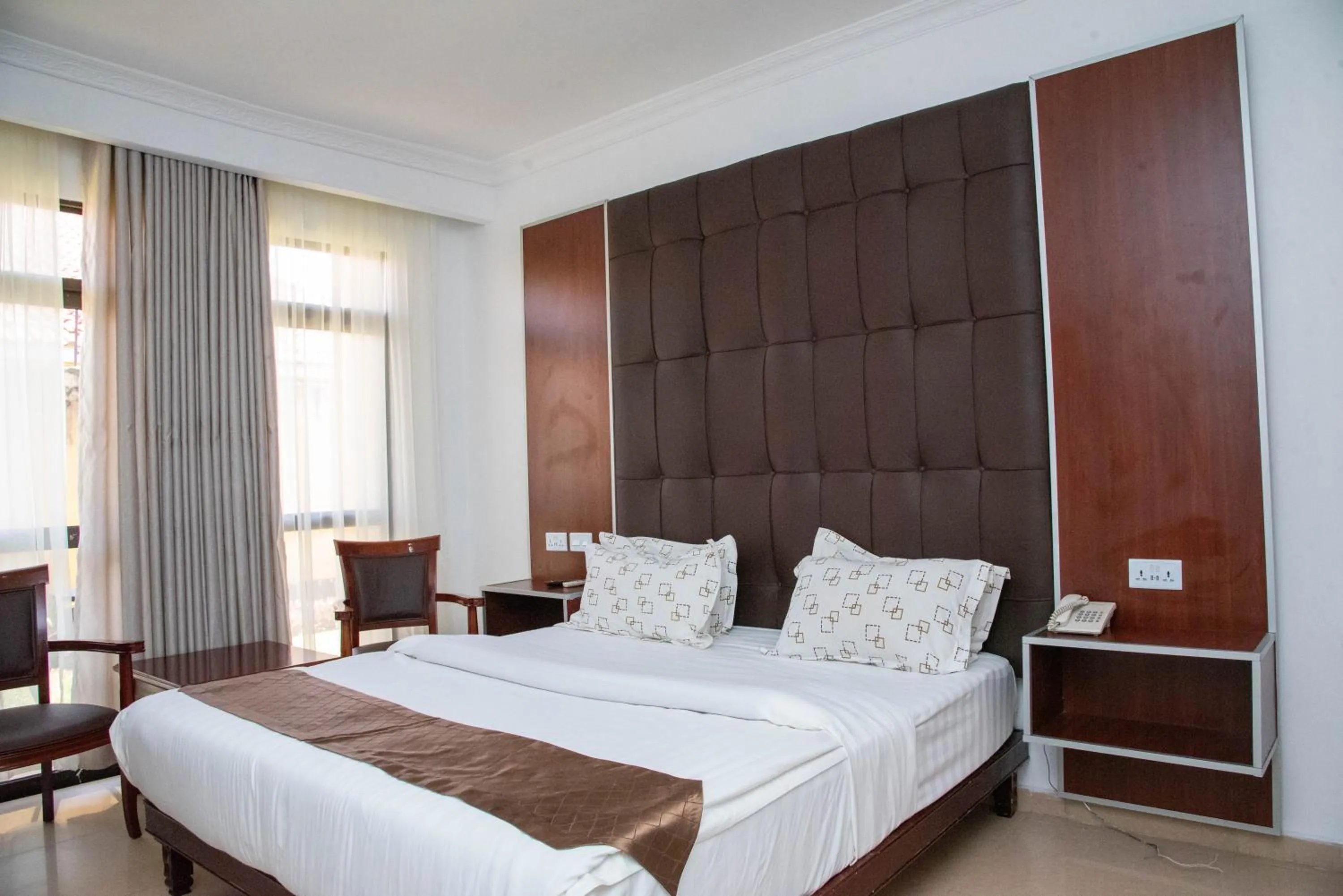 Bed in Mika Hotel Kabulonga