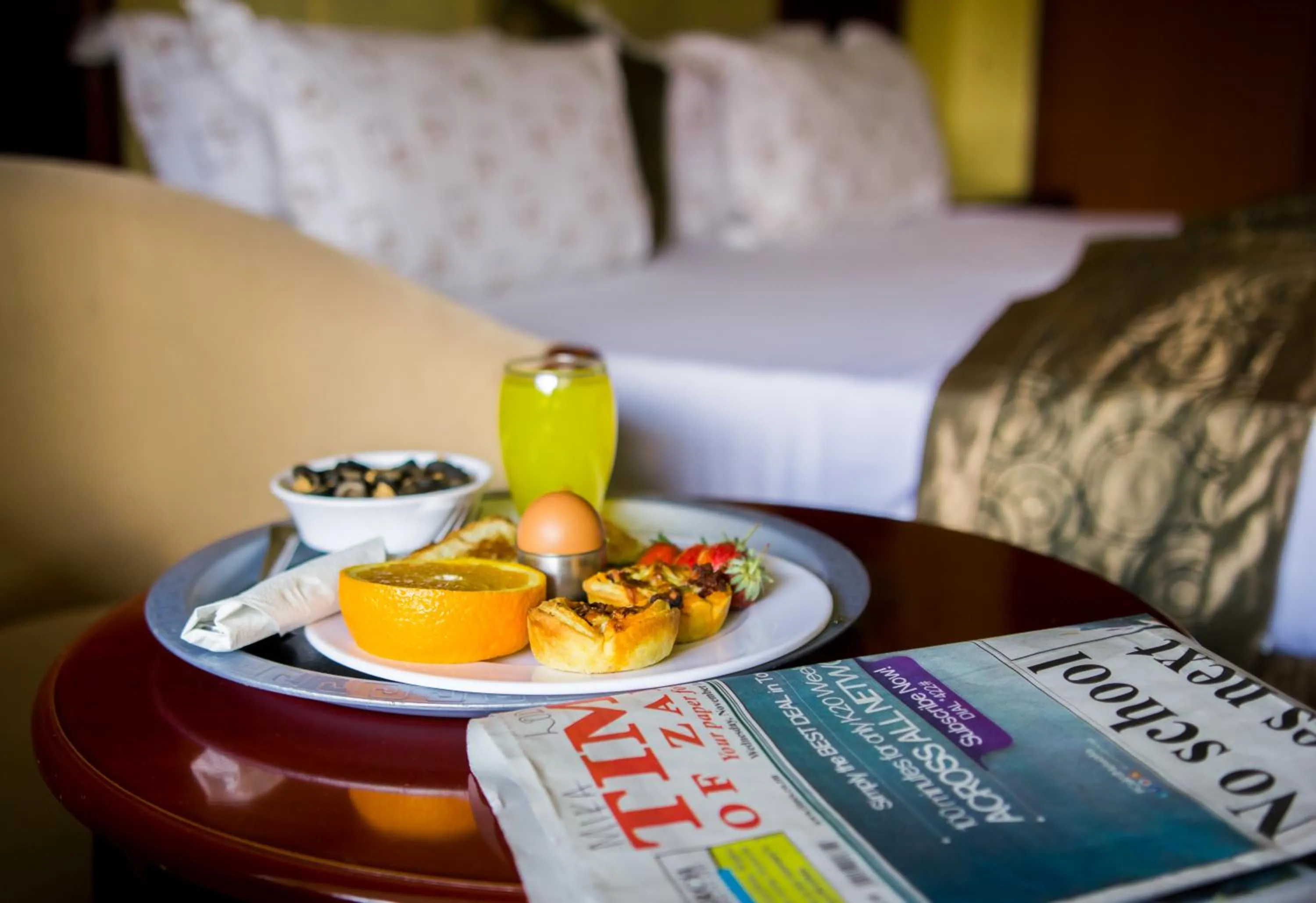 Food and drinks, Bed in Mika Lodge