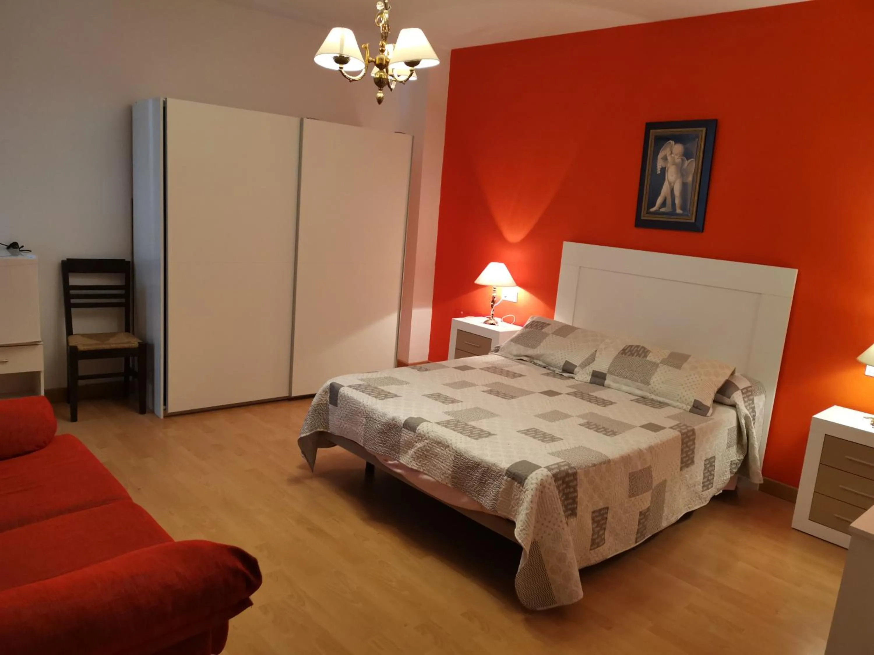 Bed in Hotel Mesón El Número Uno