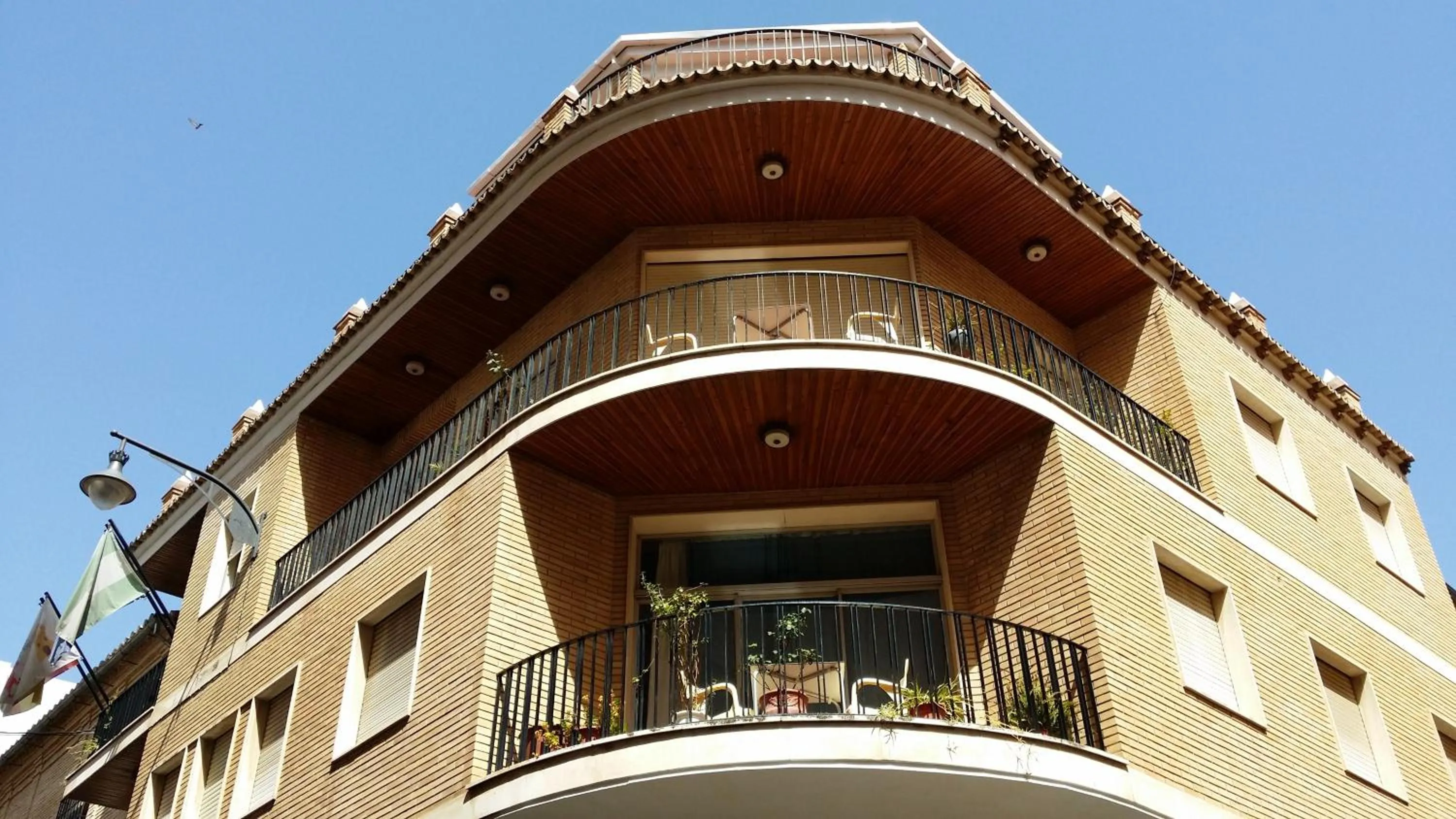 Facade/entrance in Hotel Mesón El Número Uno