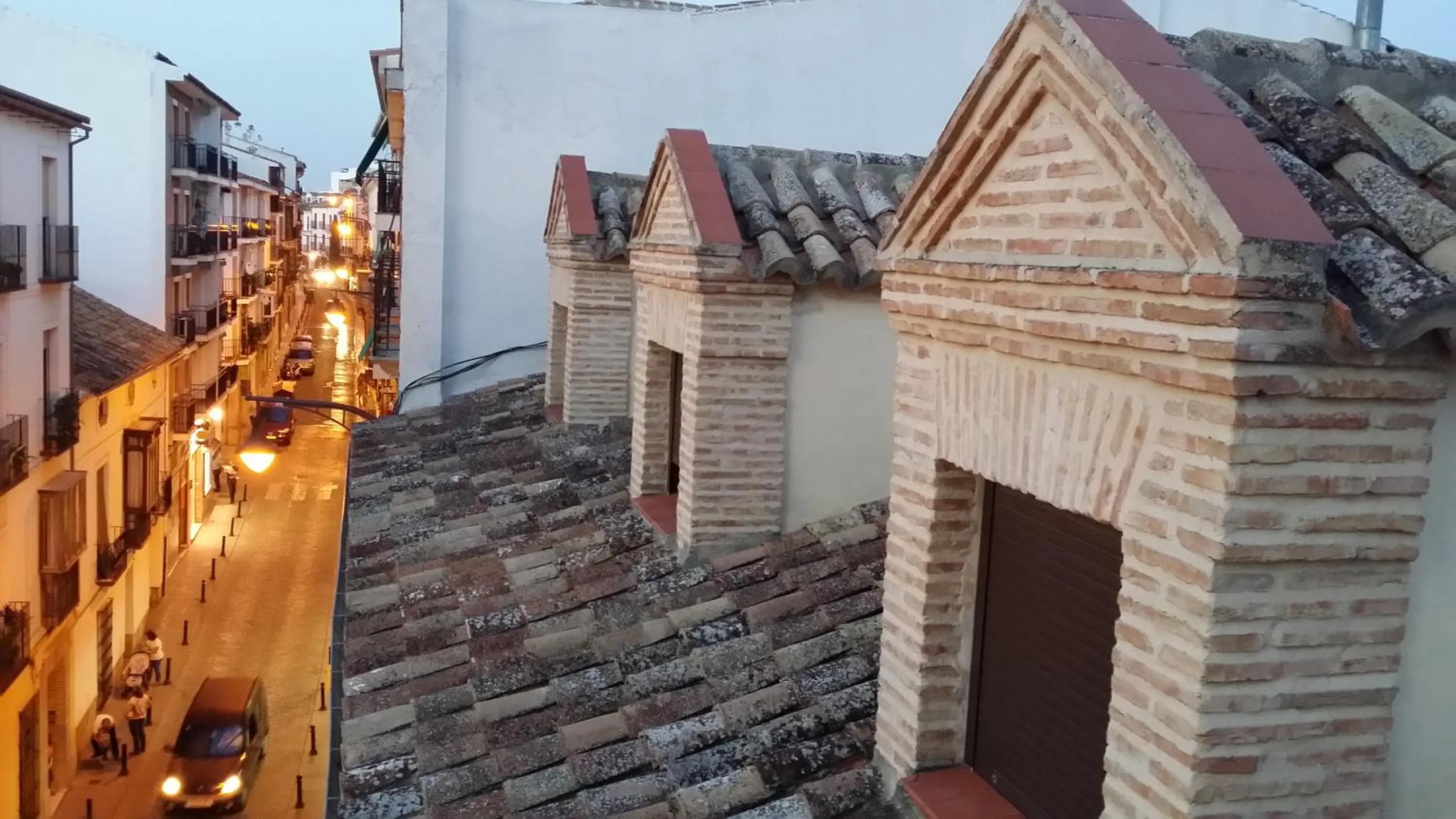 Lobby or reception in Hotel Mesón El Número Uno