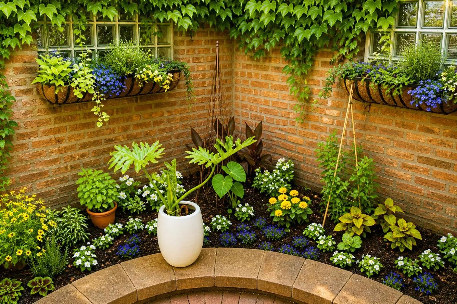 Garden in House 5863- Chicago's Premier Bed and Breakfast