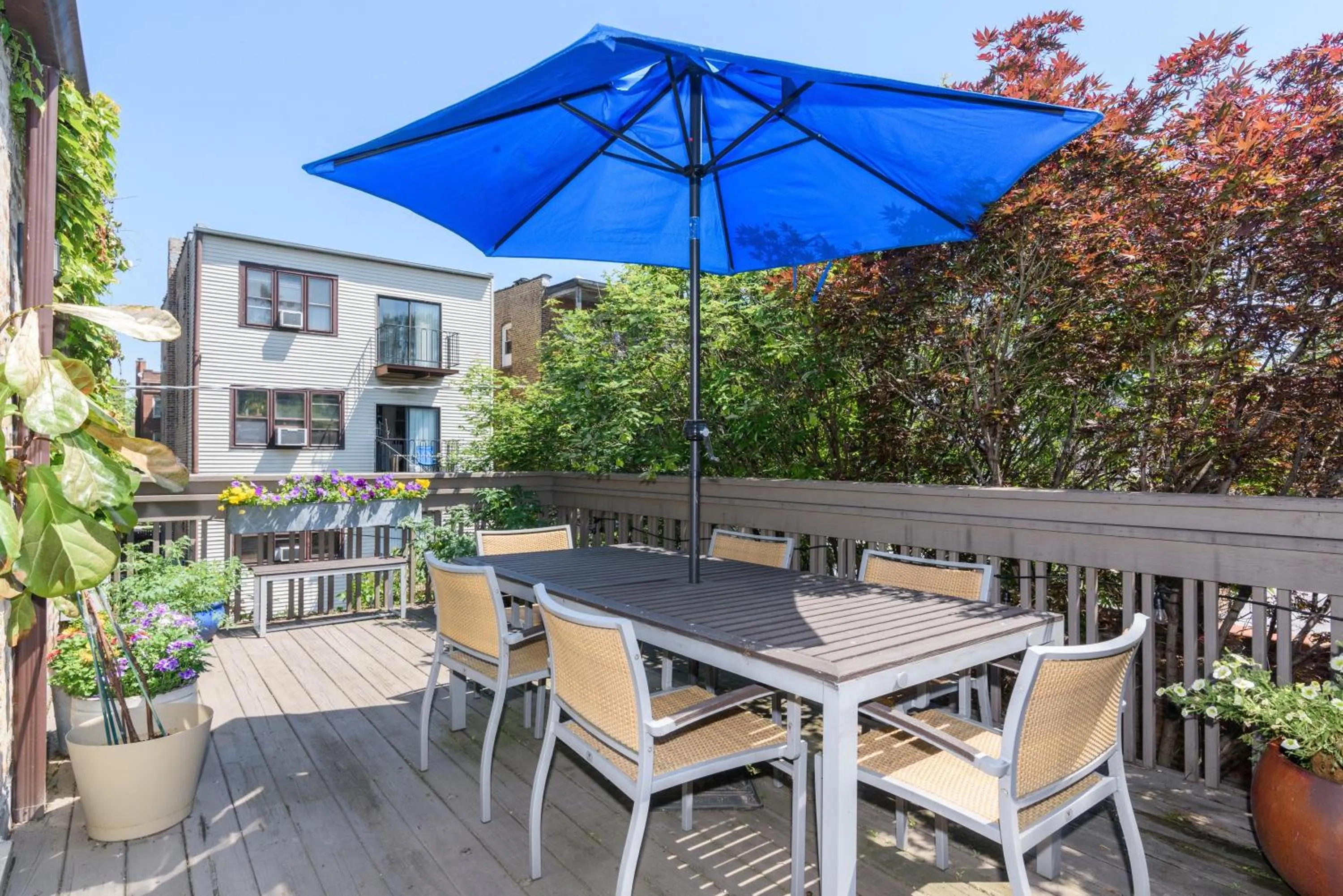 Balcony/Terrace in House 5863- Chicago's Premier Bed and Breakfast