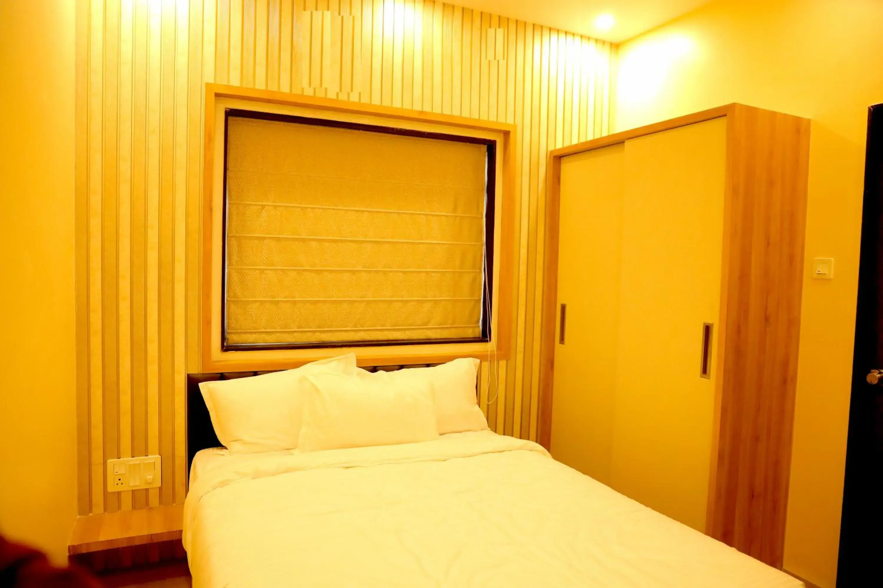 Bed in Hotel Veeratn Bed in Hotel Veeratn