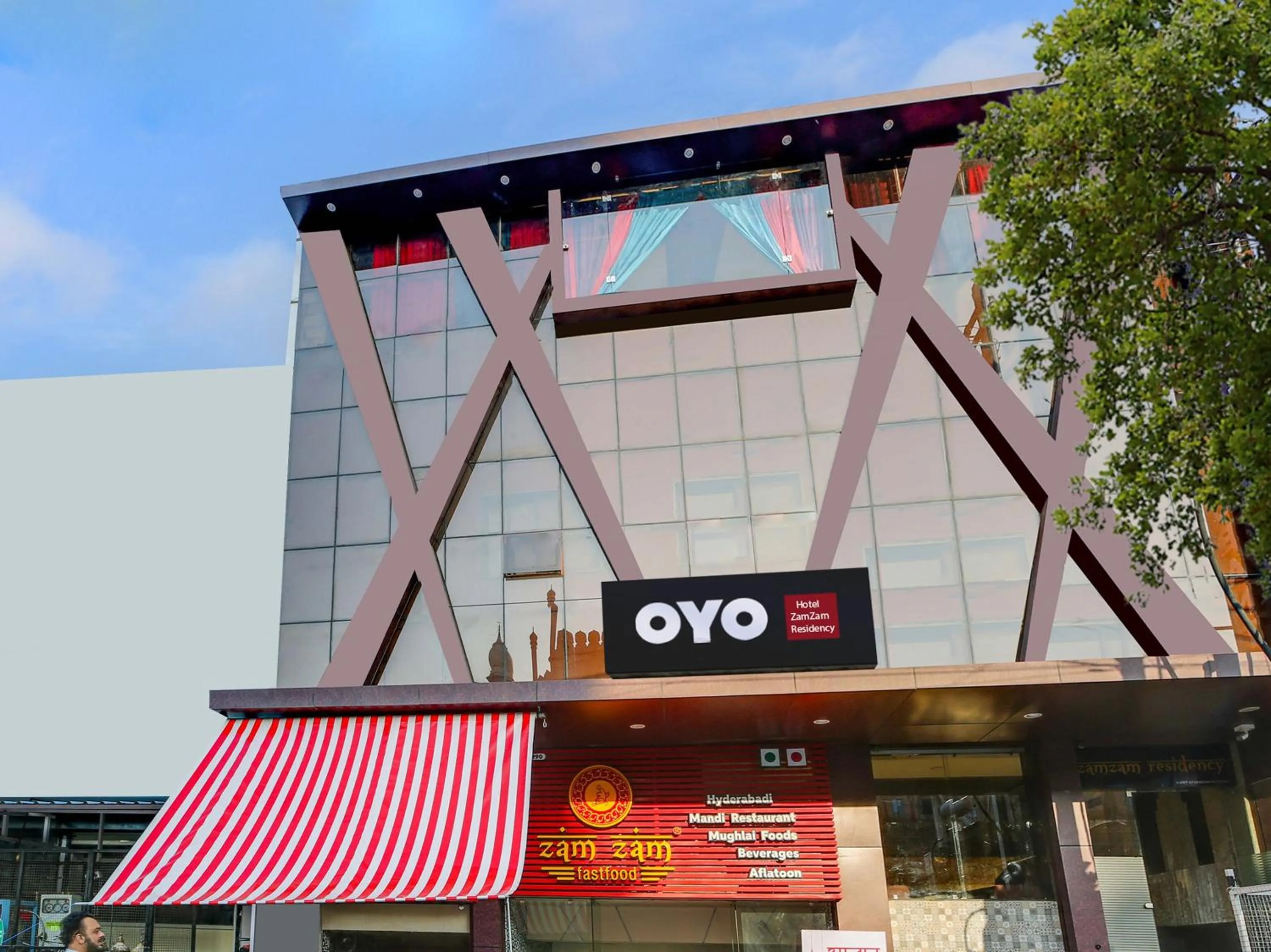 Facade/entrance in Hotel O Zamzam Residency