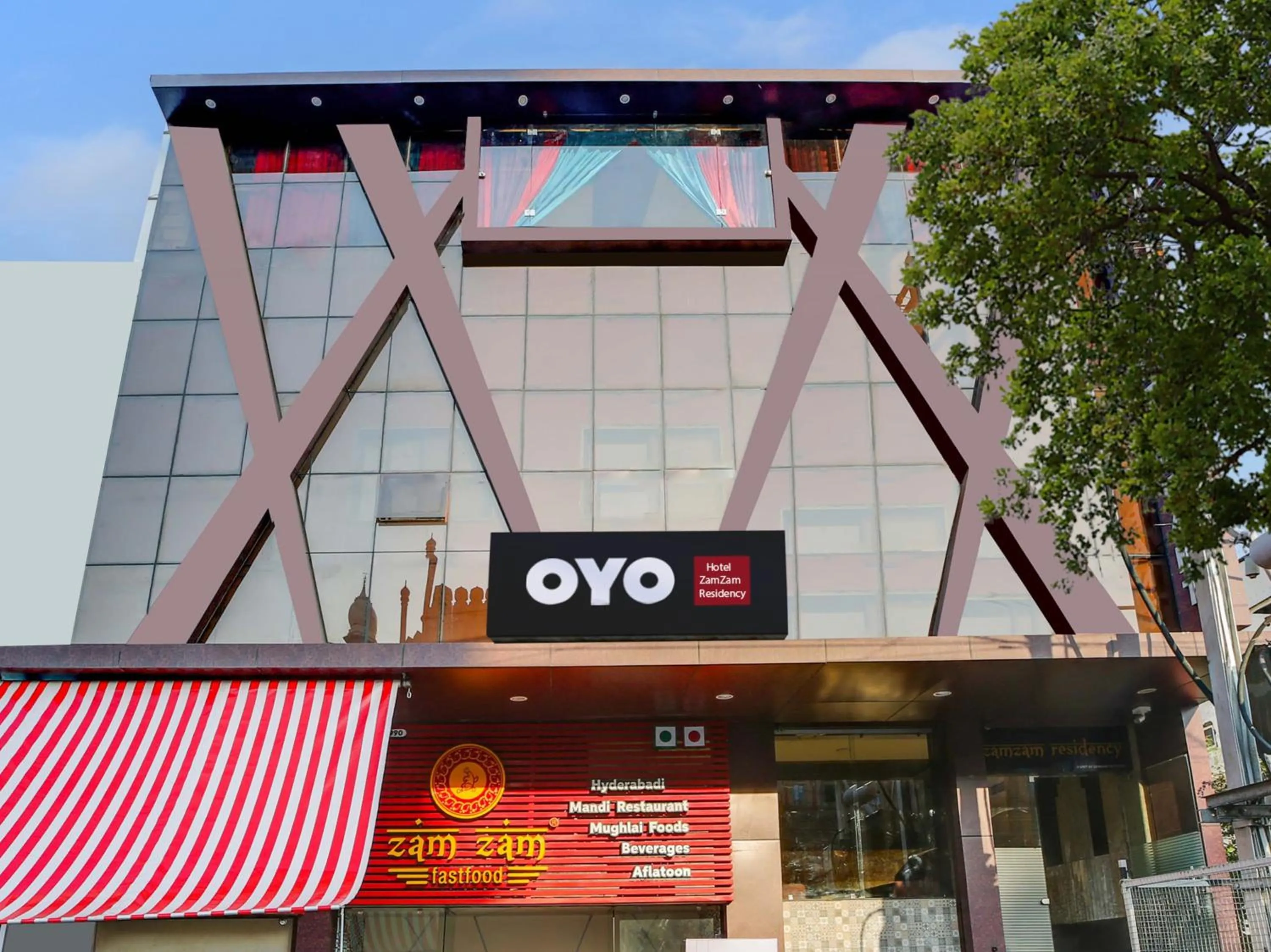 Facade/entrance in Hotel O Zamzam Residency