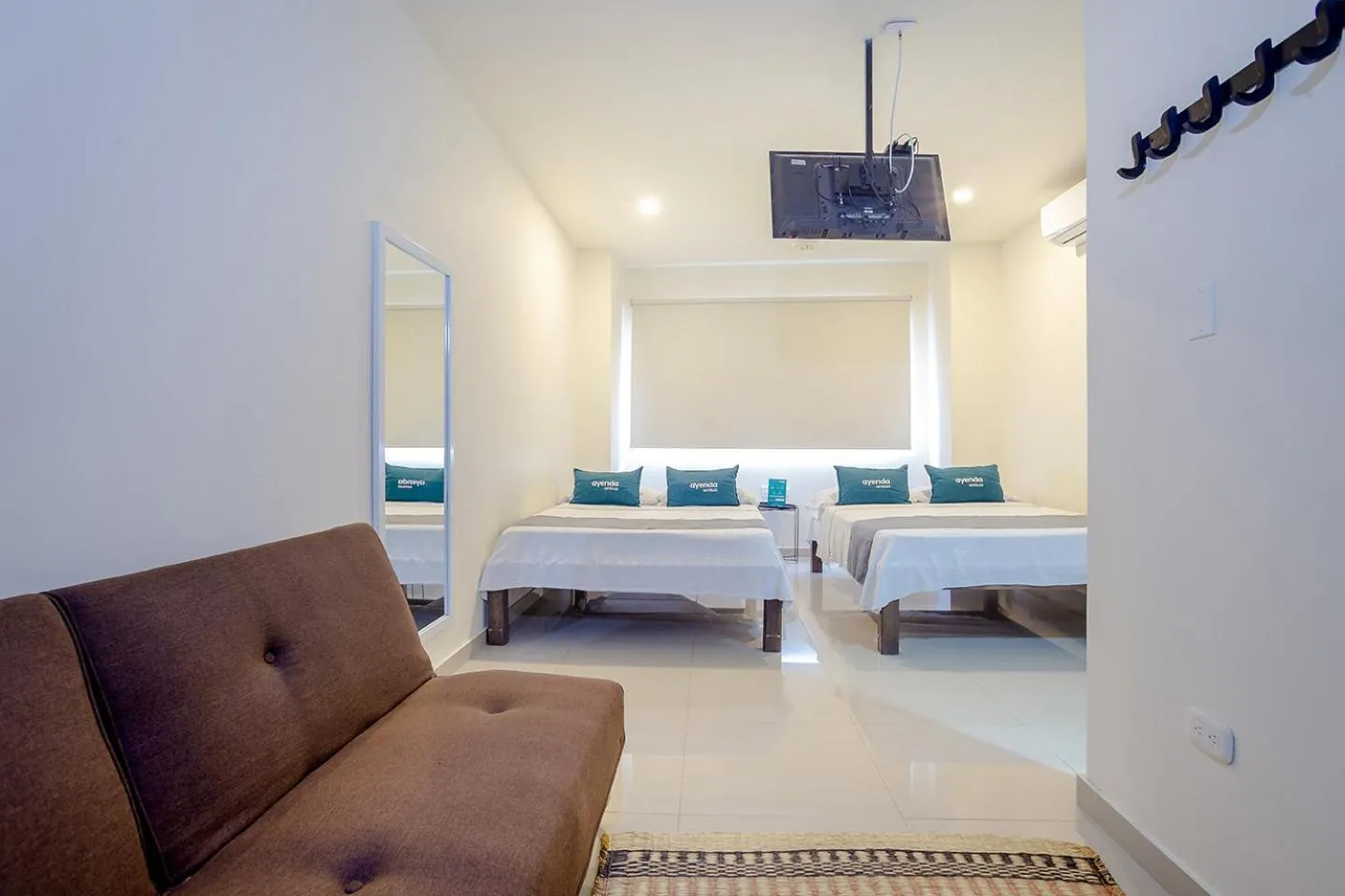 Bedroom, Bed in Ayenda Hotel Alejandría