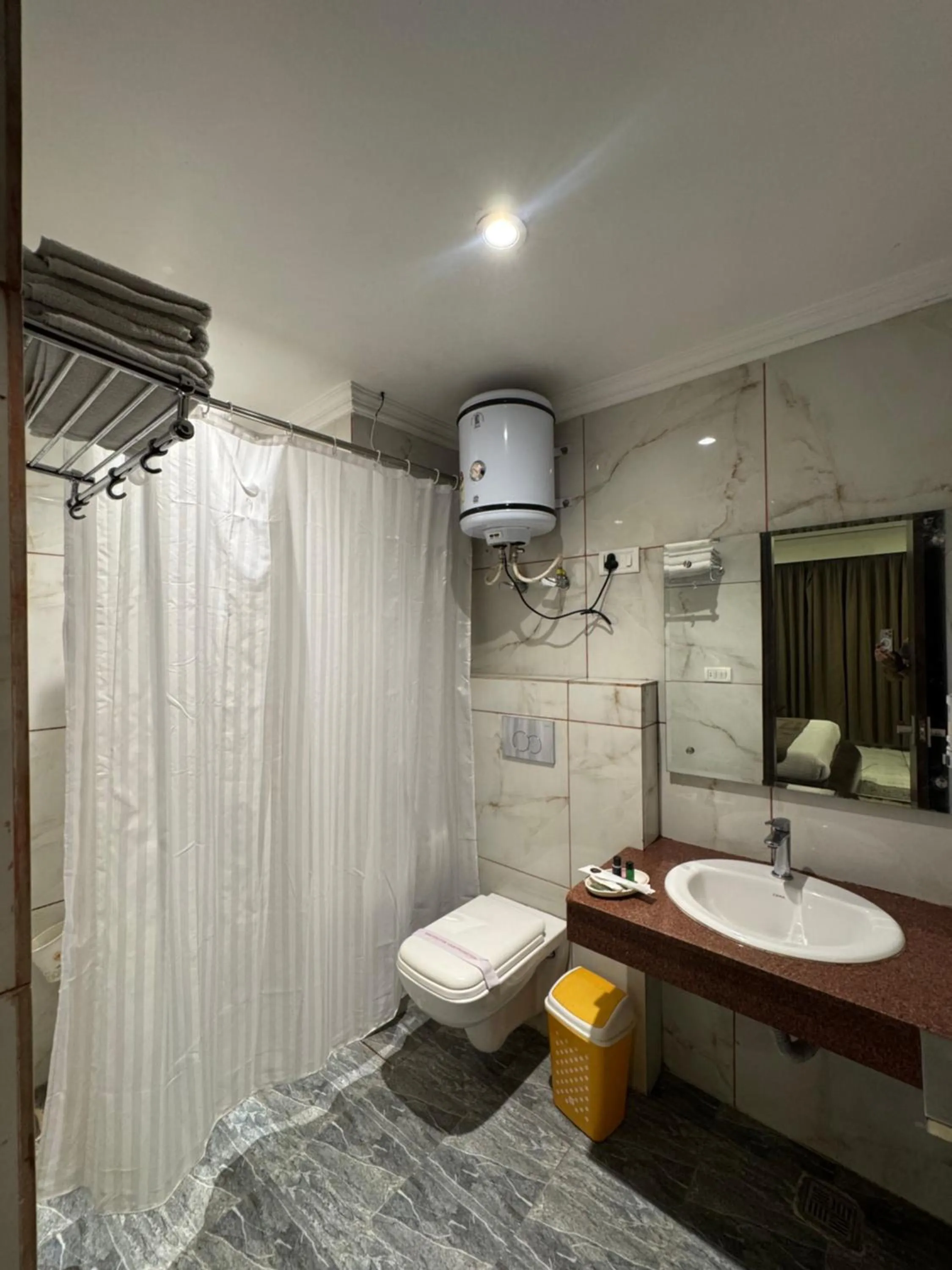 Bathroom in Hotel Galaxy,Katra