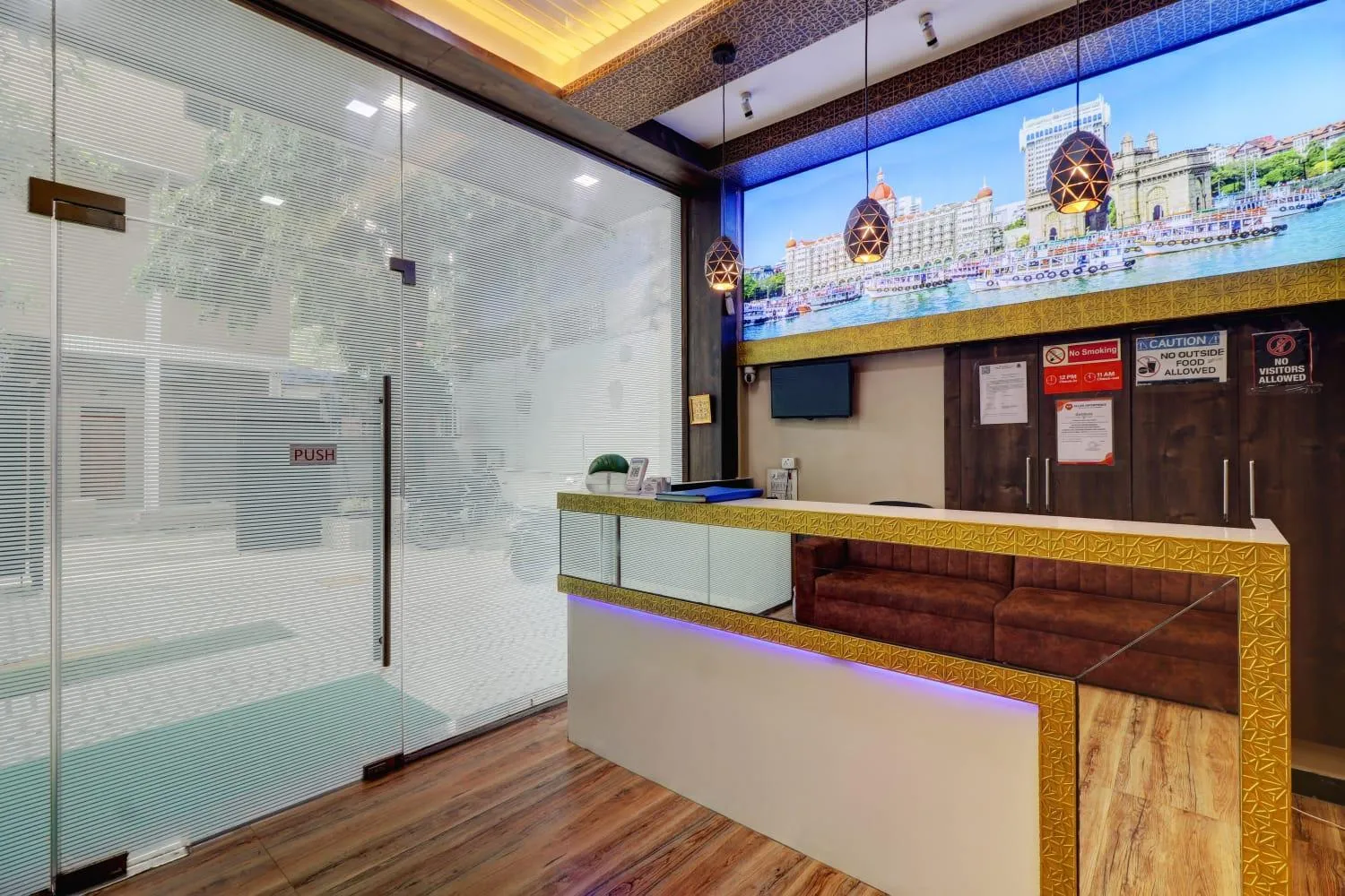 Lobby or reception in Hotel New Blue Sapphire Residency