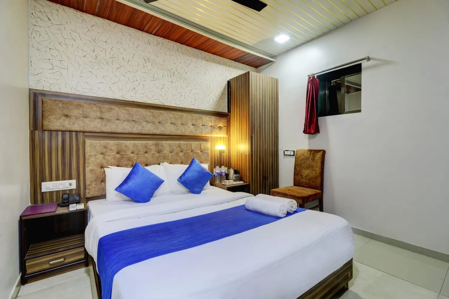 Photo of the whole room, Bed in Hotel New Blue Sapphire Residency