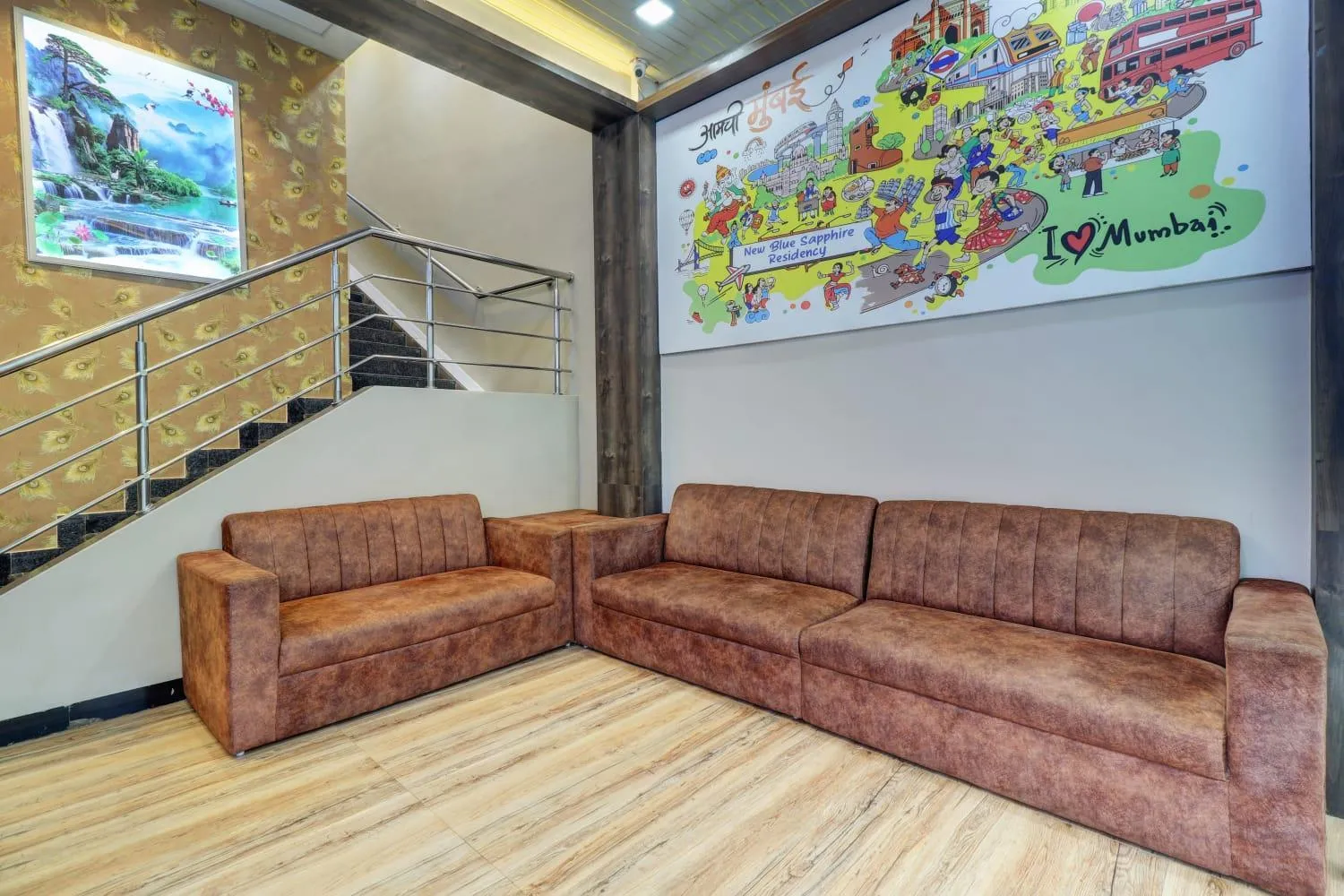 Seating area in Hotel New Blue Sapphire Residency
