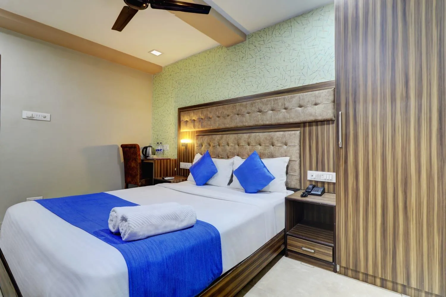 Photo of the whole room, Bed in Hotel New Blue Sapphire Residency
