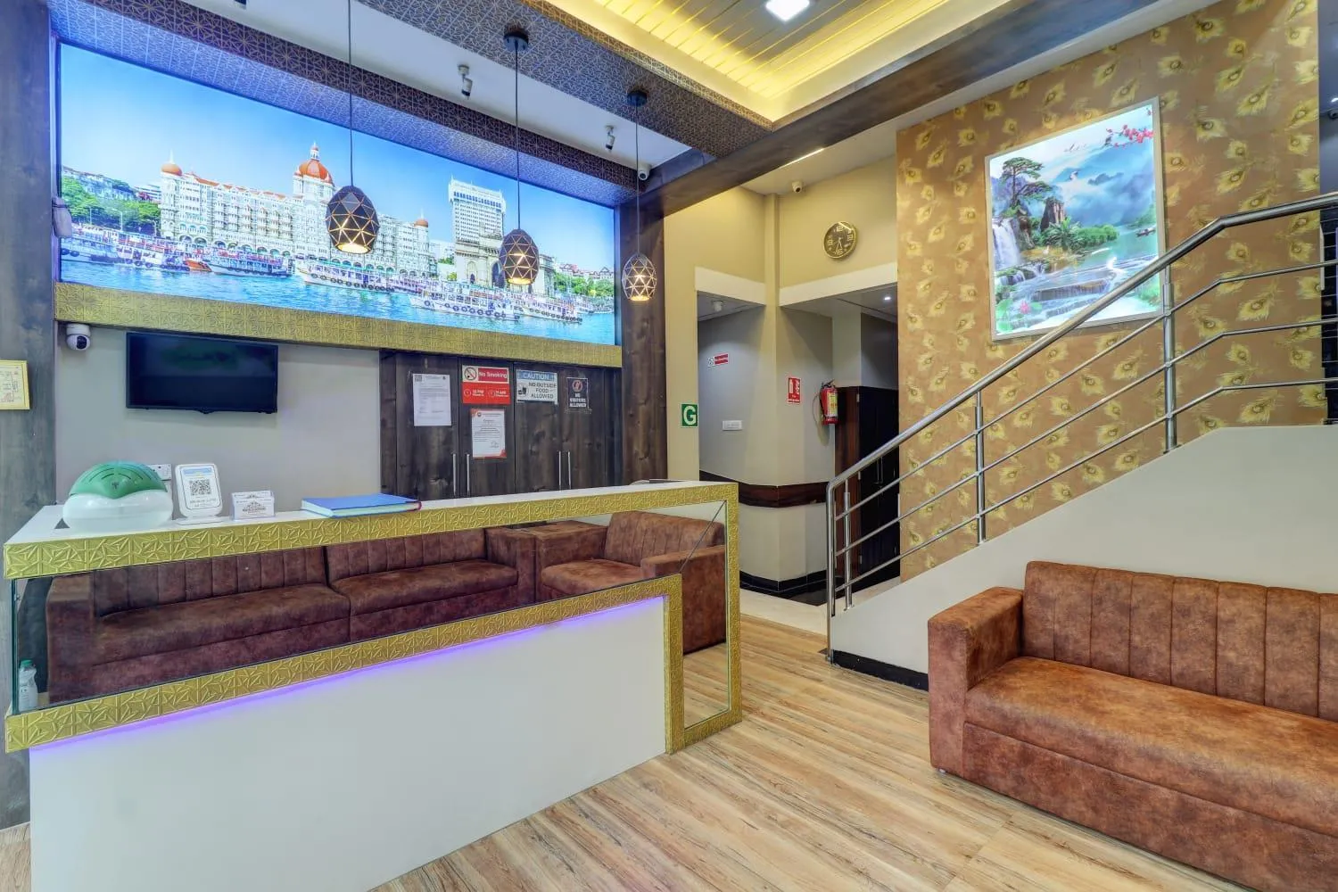 Lobby or reception in Hotel New Blue Sapphire Residency