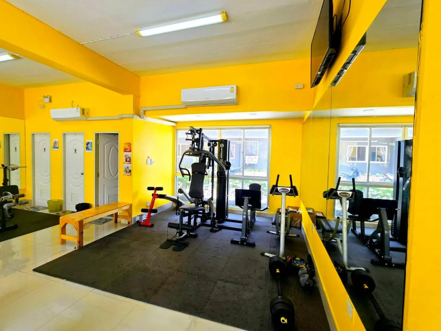 Fitness centre/facilities in The Bua Boutique Resort