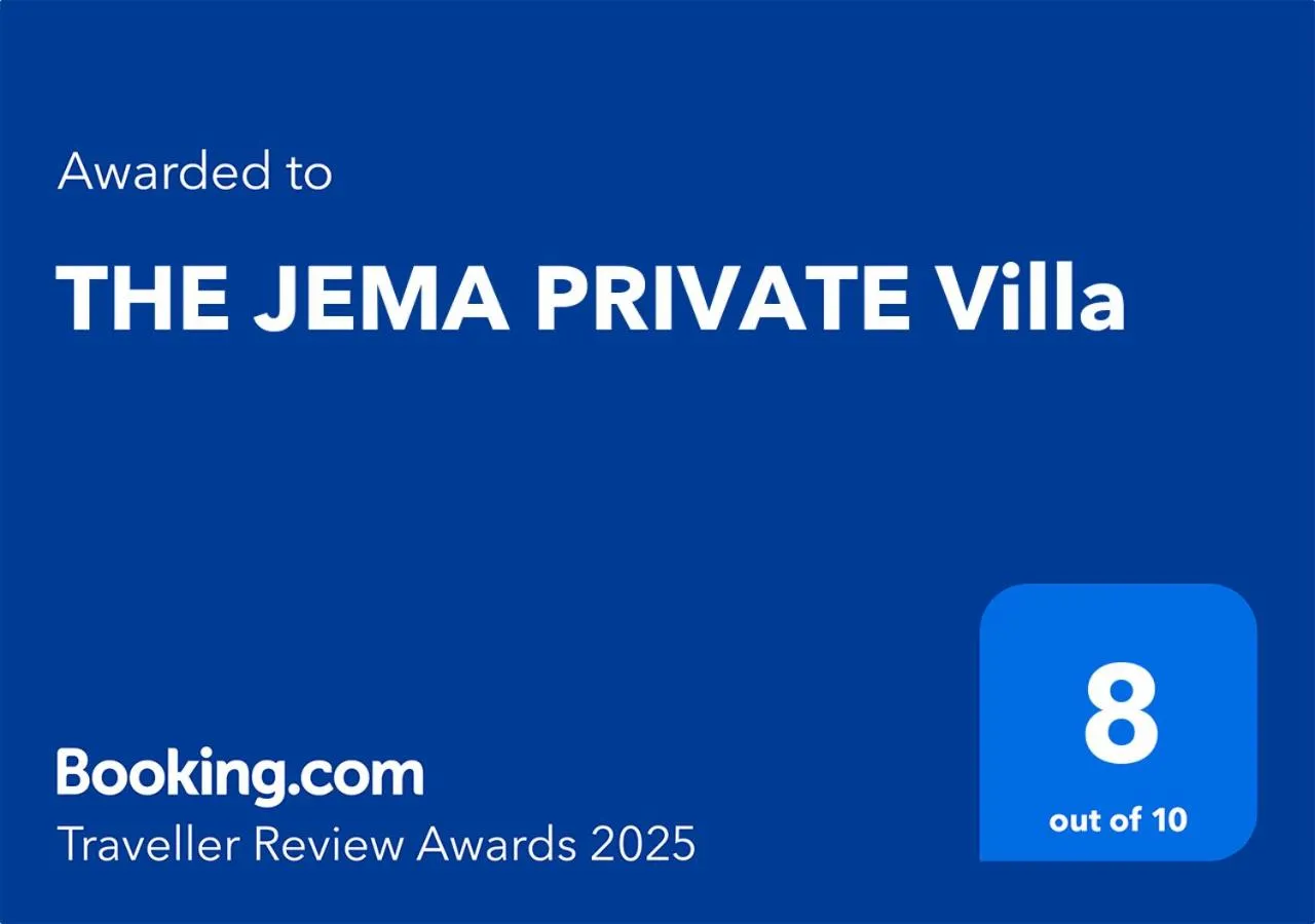 Certificate/Award in THE JEMA PRIVATE Villa
