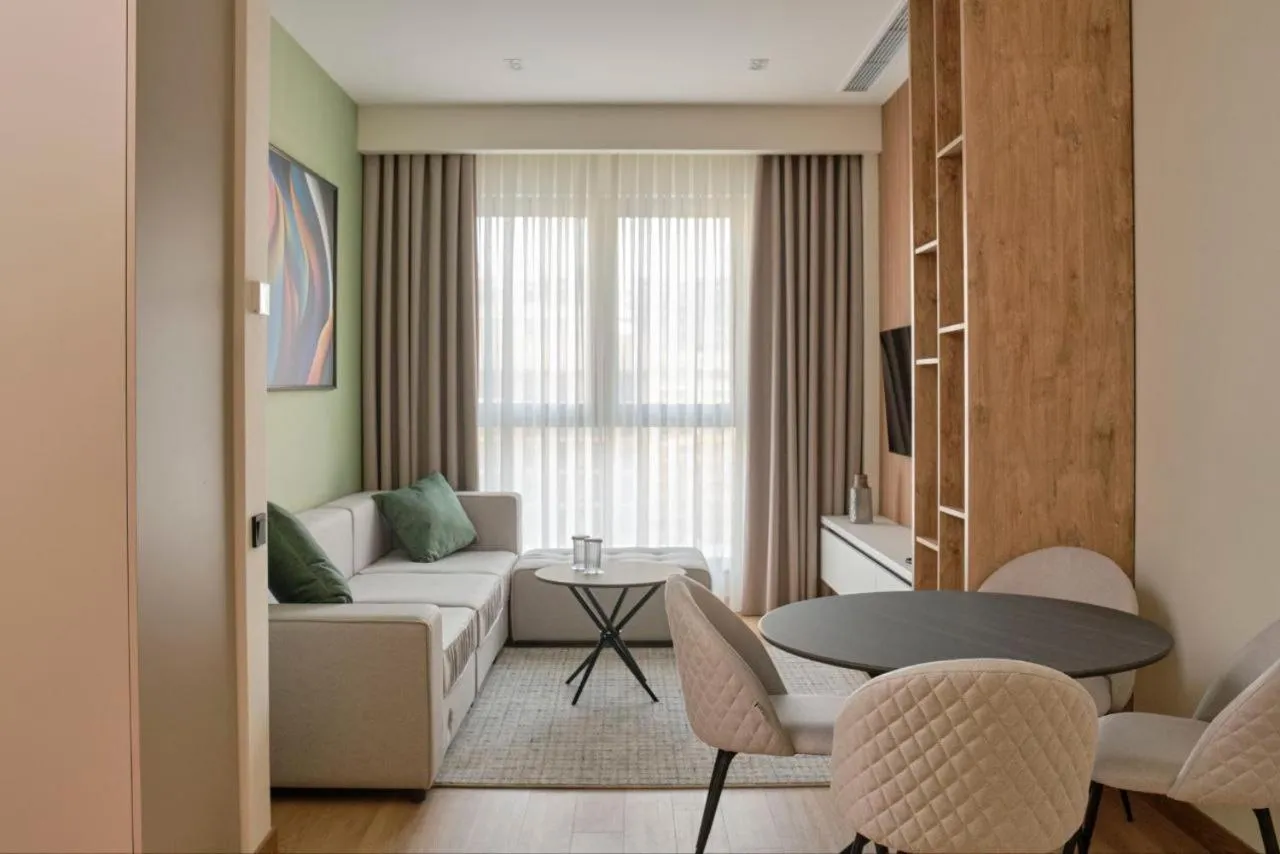 Living room, Bed in STYLO Residences & Suites