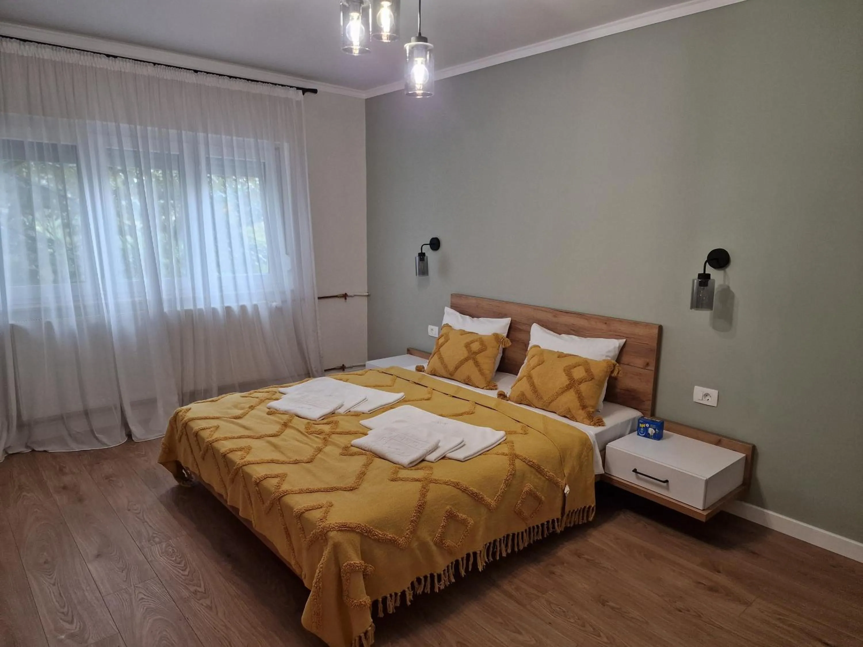 Bed in Apartament Alena Oradea