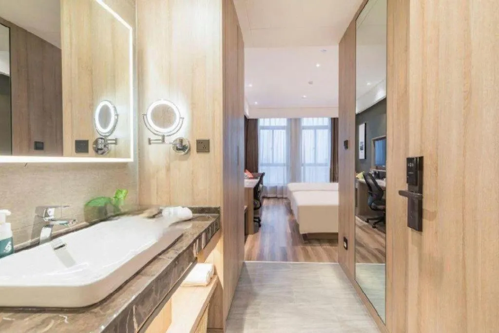 Bed in Atour Hotel Huzhou Changxing Changhai Road