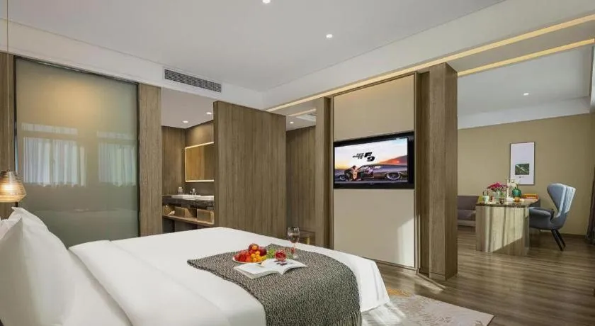 Bed in Atour Hotel Huzhou Changxing Changhai Road