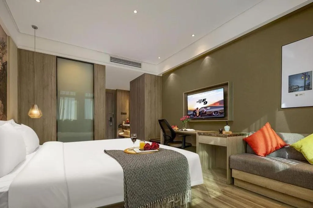 Bed in Atour Hotel Huzhou Changxing Changhai Road